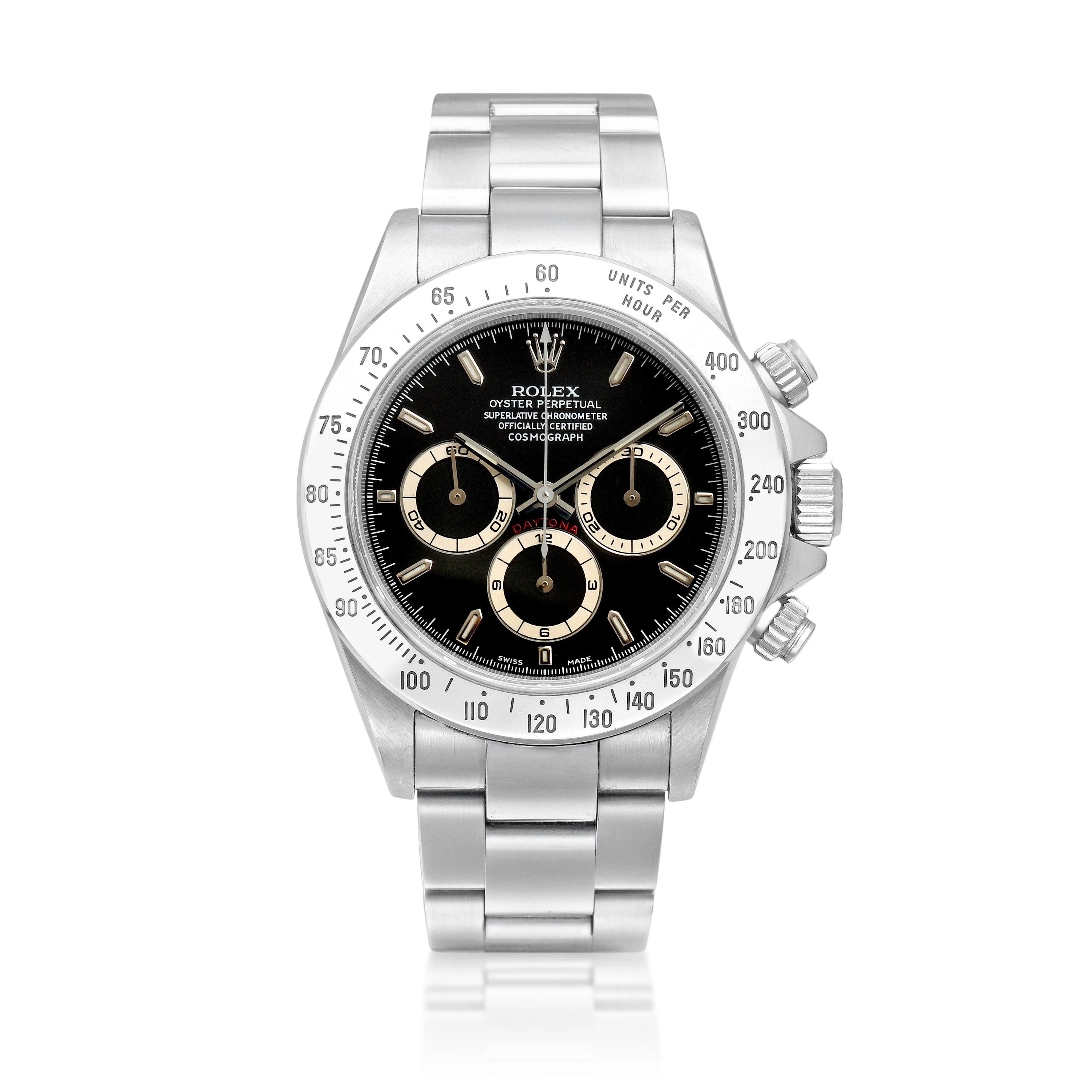 Cosmograph Daytona (Reference 16520). A stainless steel chronograph
