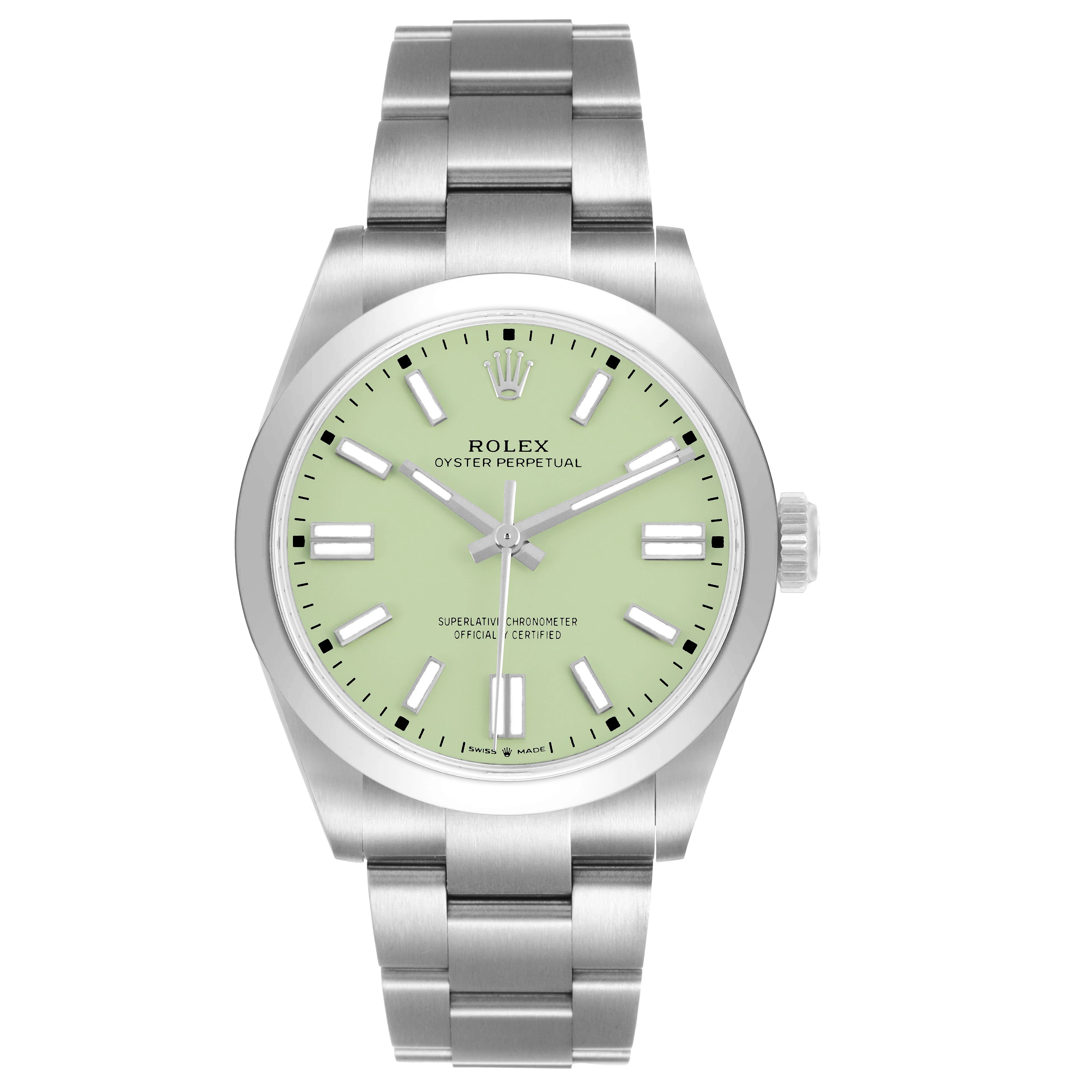 Oyster Perpetual 'Pistachio' (Reference 134300). A 41mm stainless