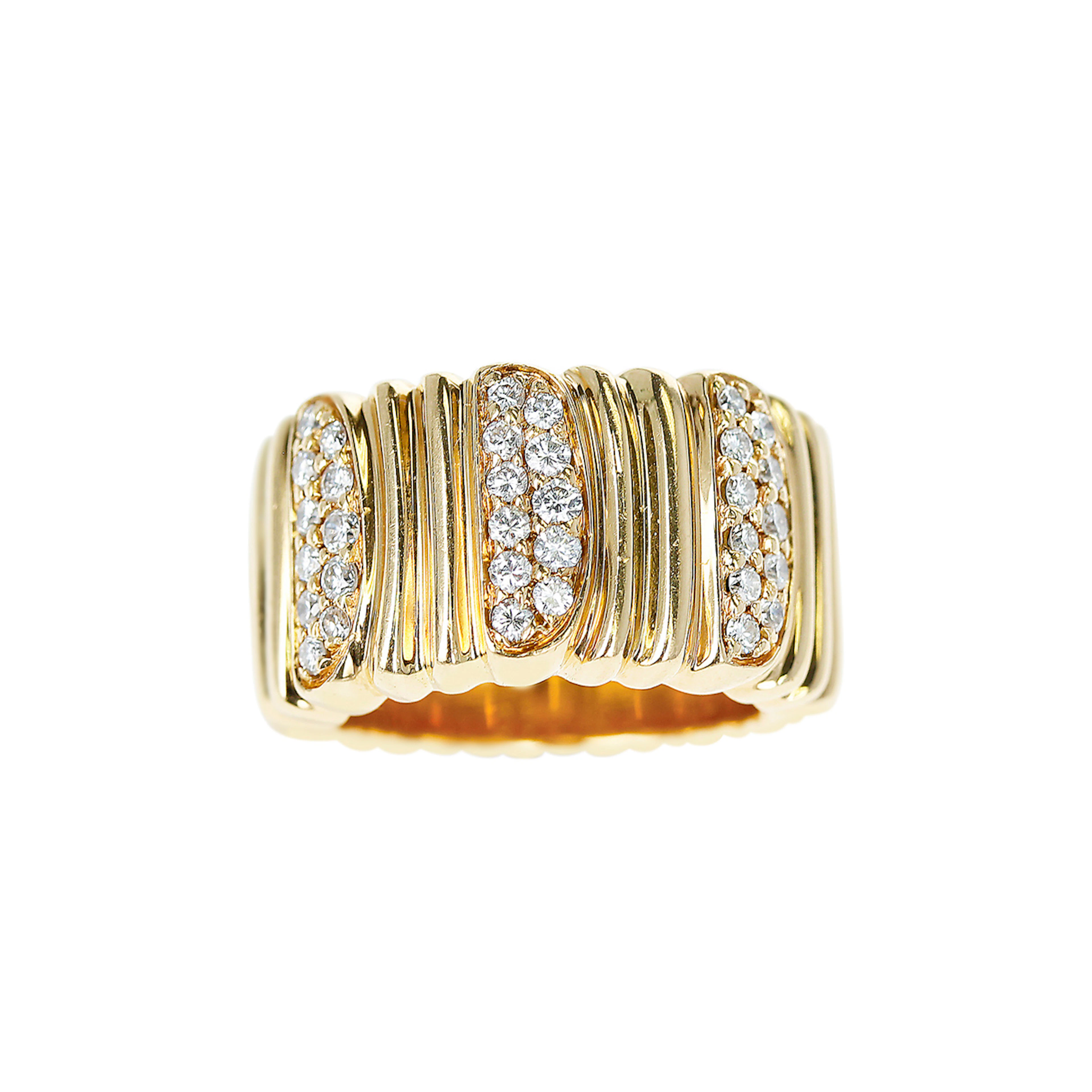 Gold and Diamond Ring