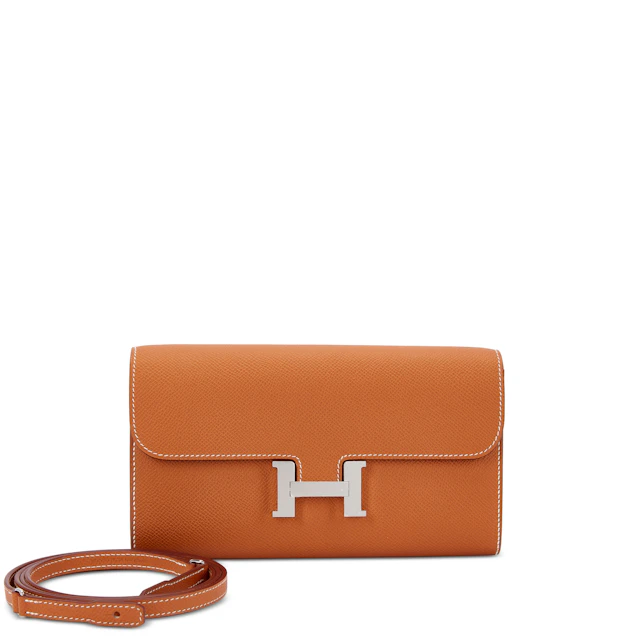 Gold Epsom Constance-To-Go Wallet Palladium Hardware, 2024