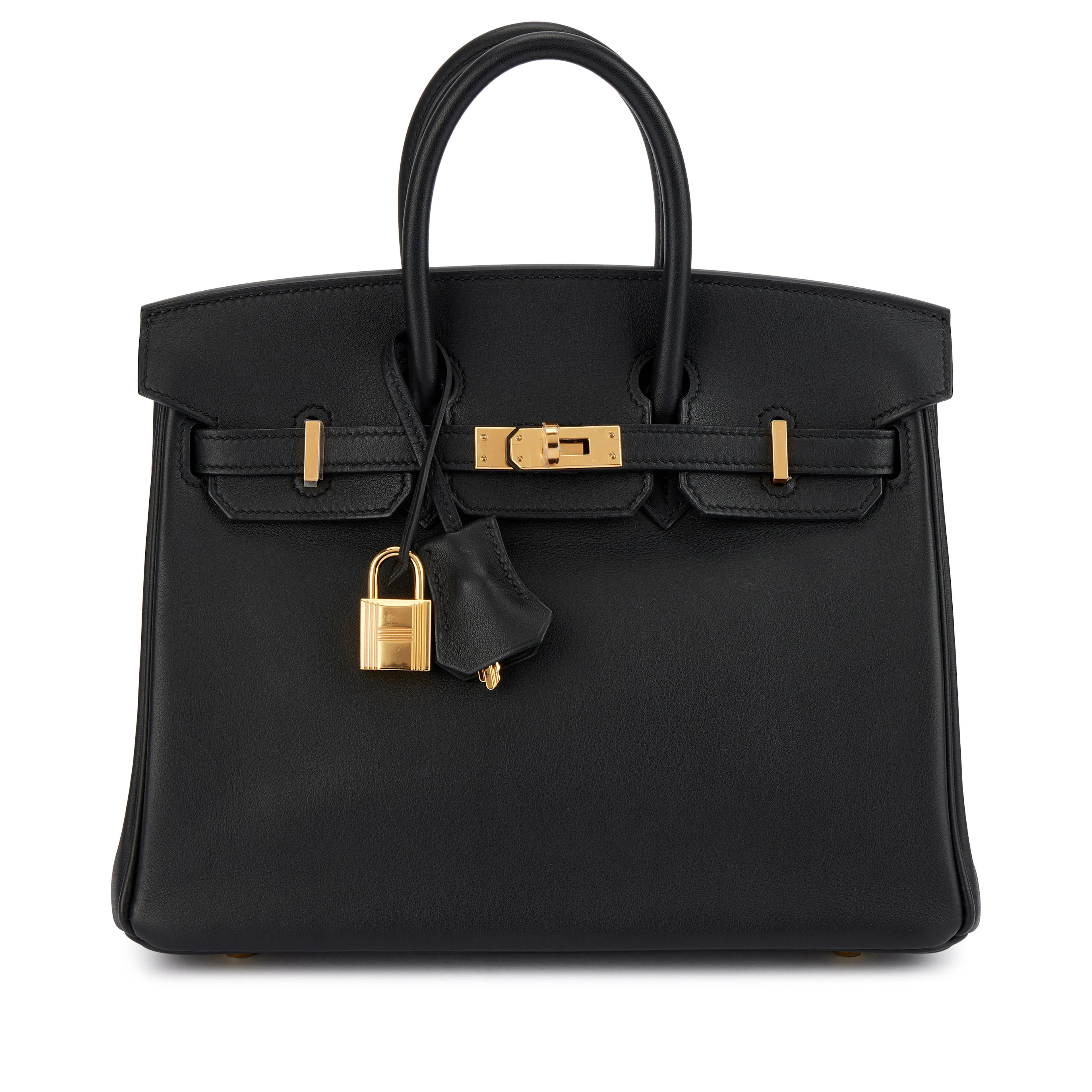 Black Swift Birkin 25 Gold Hardware, 2021