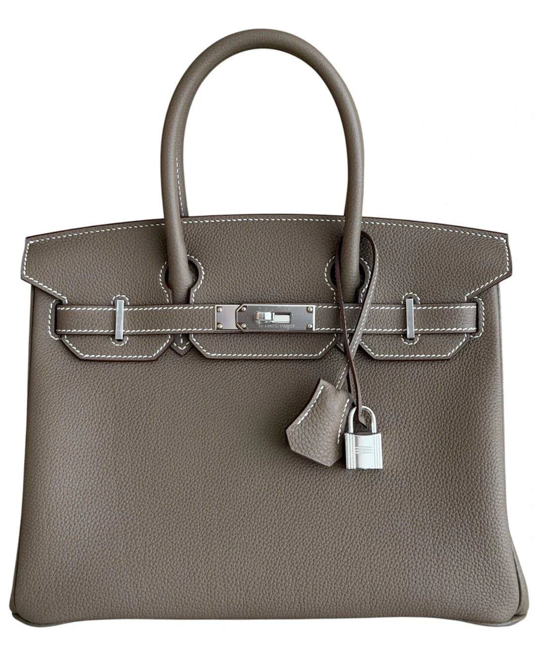 Etoupe Togo Birkin 30 Palladium Hardware, 2025