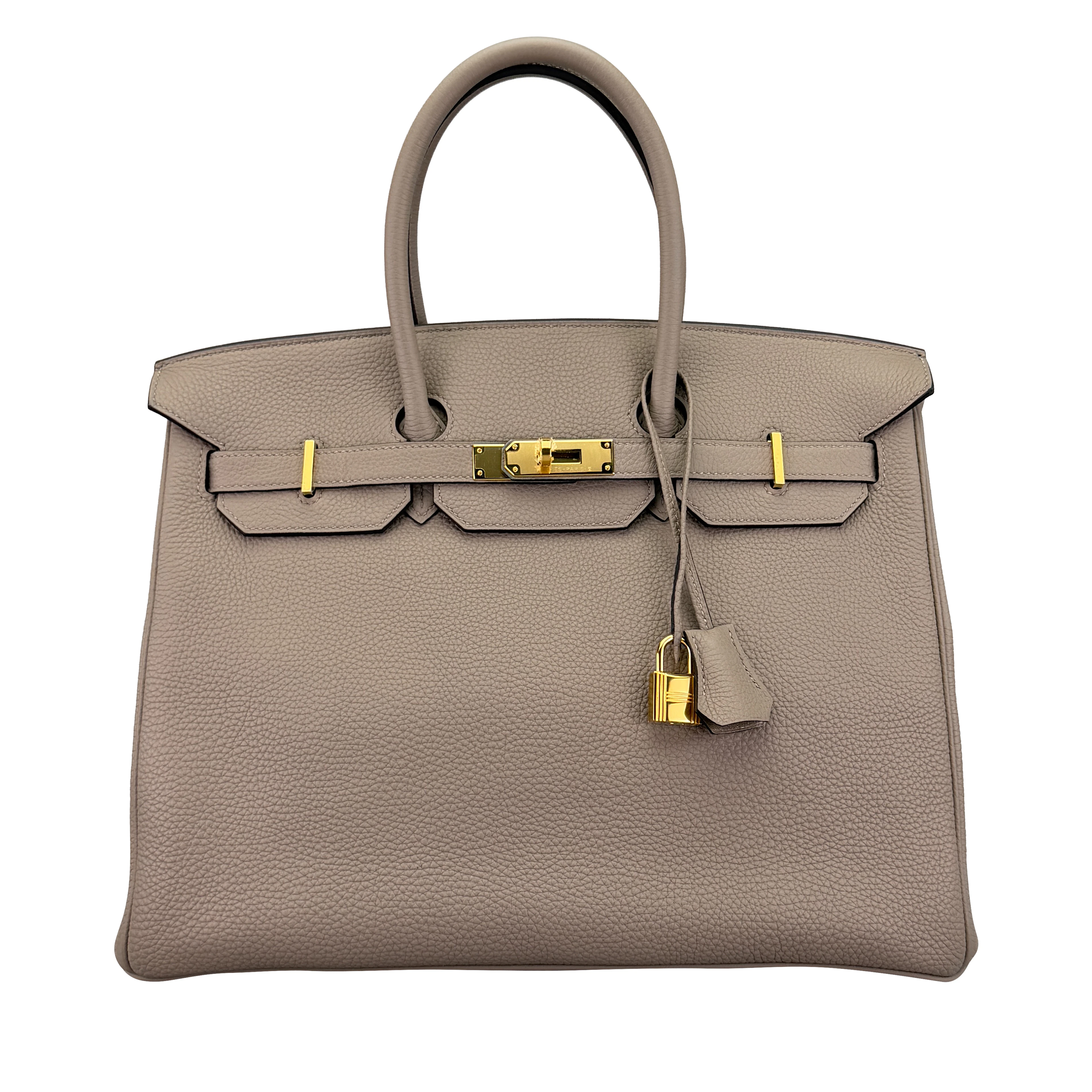 Gris Tourterelle Togo Birkin 35 Gold Hardware, 2018