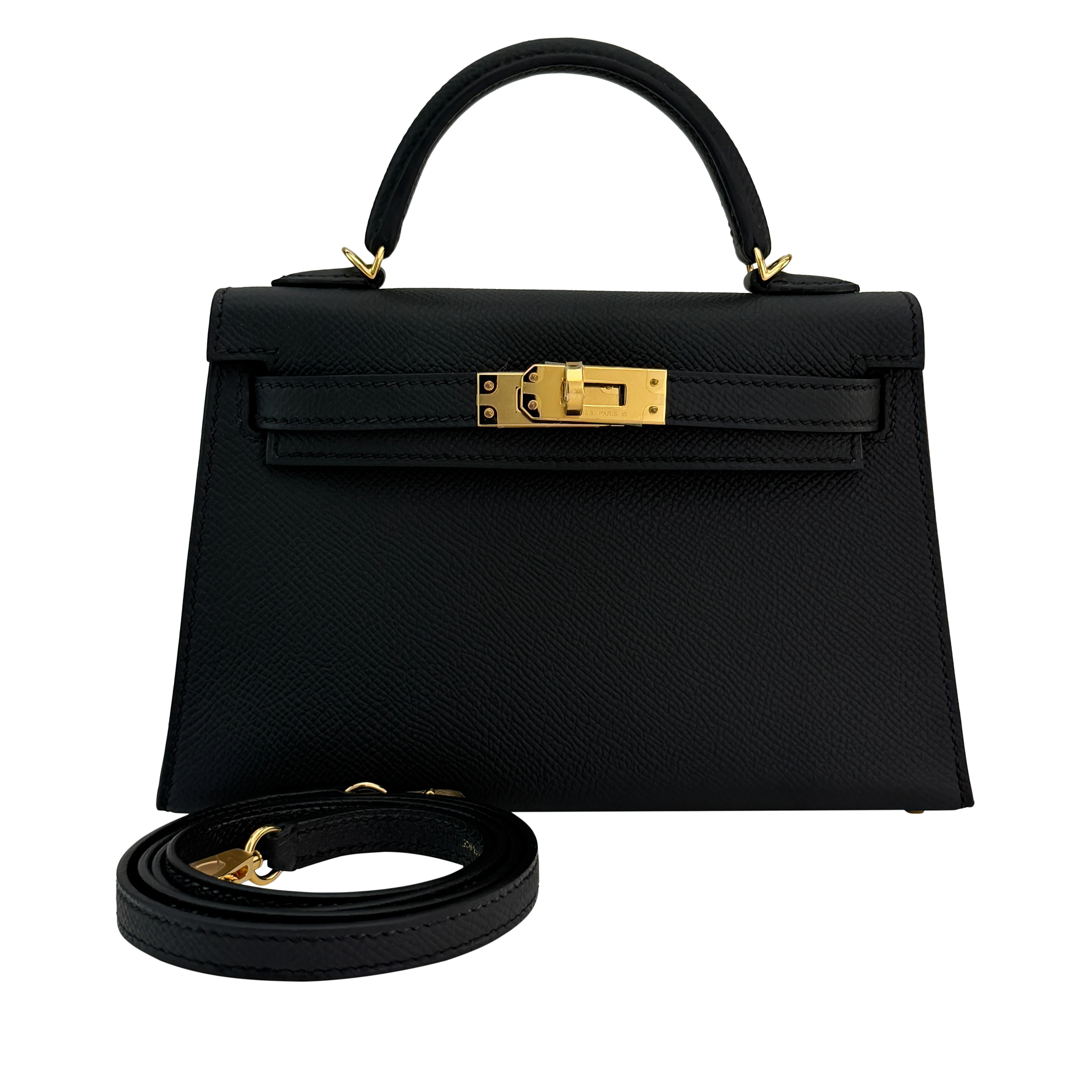 Black Epsom Mini Kelly 20 II Gold Hardware, 2026