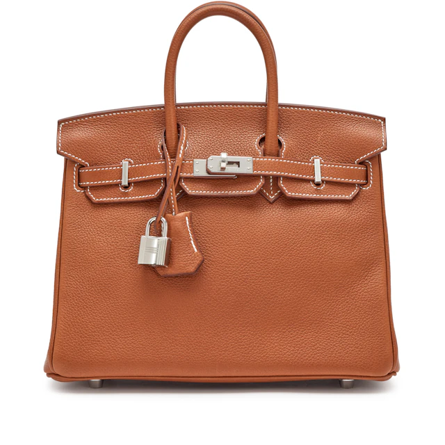 Fauve Barenia Faubourg Birkin 25 Palladium Hardware, 2025