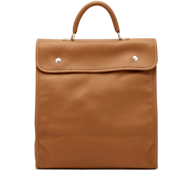 Brown Taurillon Saint Lucie Bag Silver Hardware