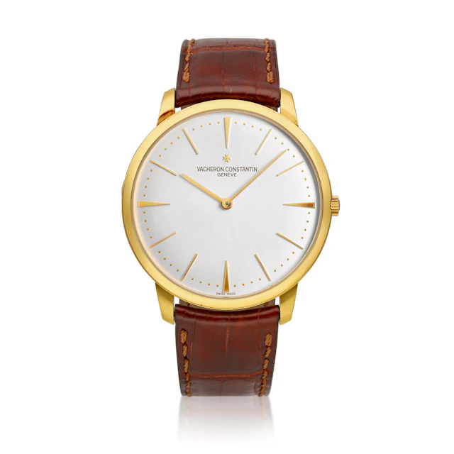 Patrimony (Reference 81180). A yellow gold manual wind wristwatch. Circa 2008