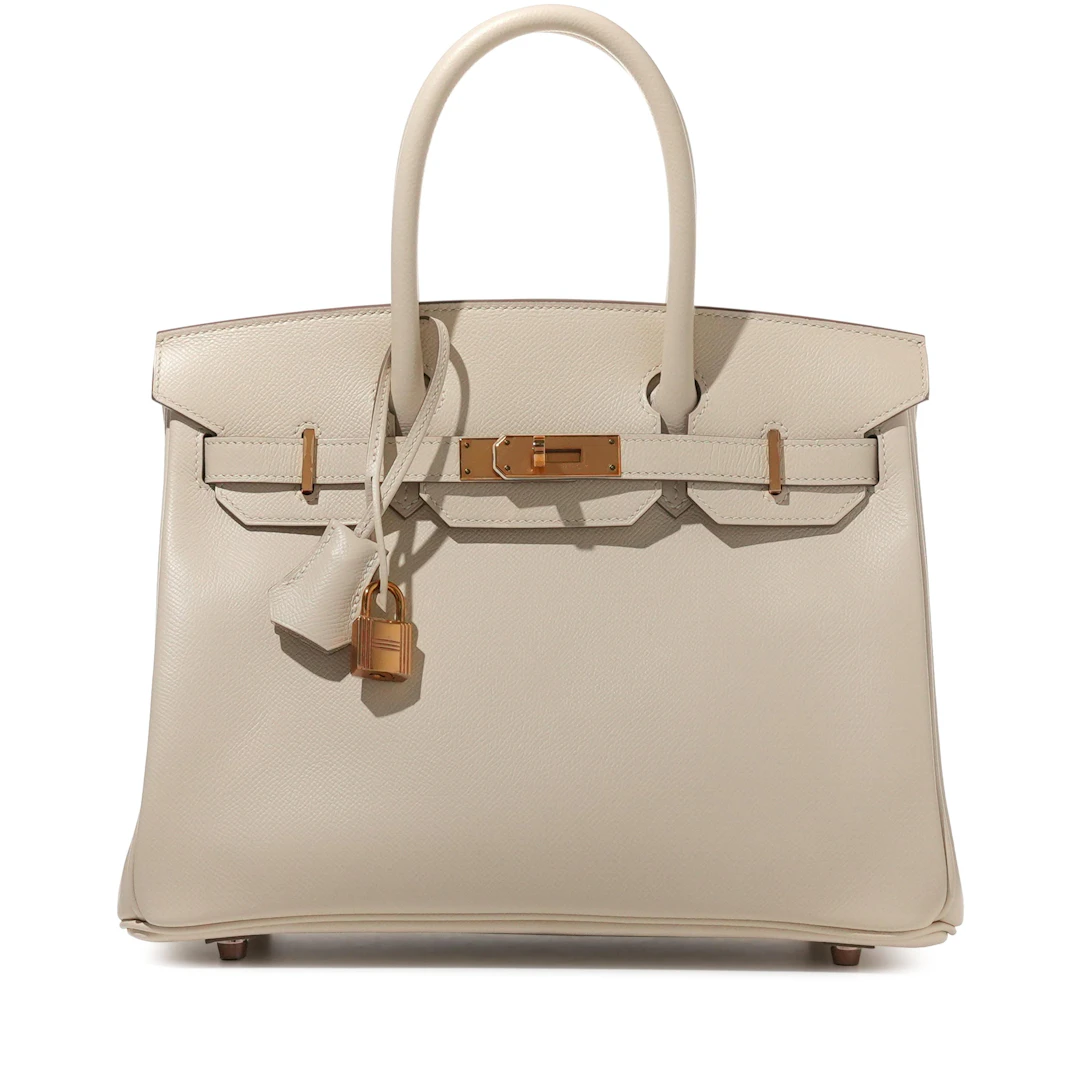 Craie Epsom Birkin 30 Gold Hardware, 2019