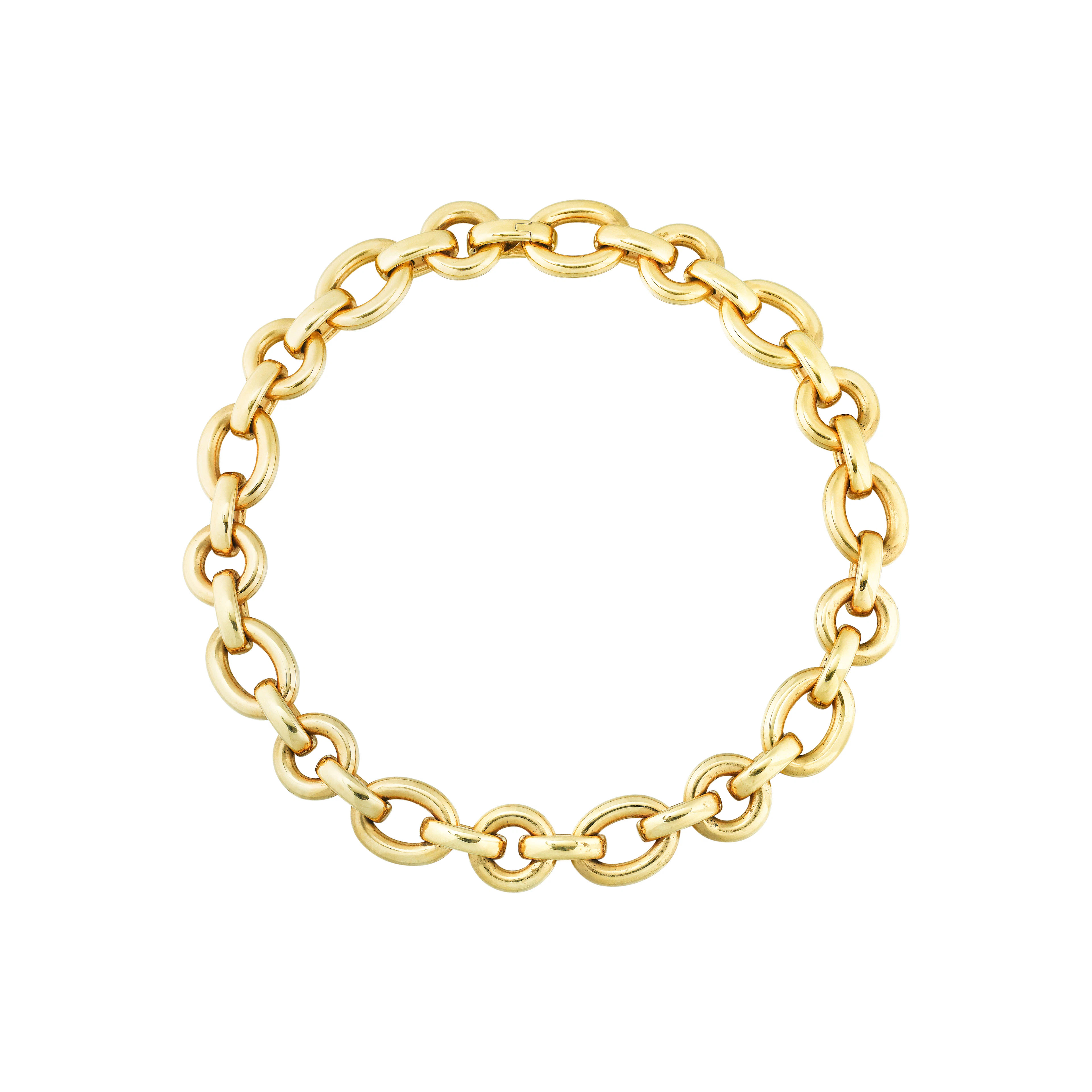 Collier à maillons ronds et ovales | Necklace composed of round and oval links