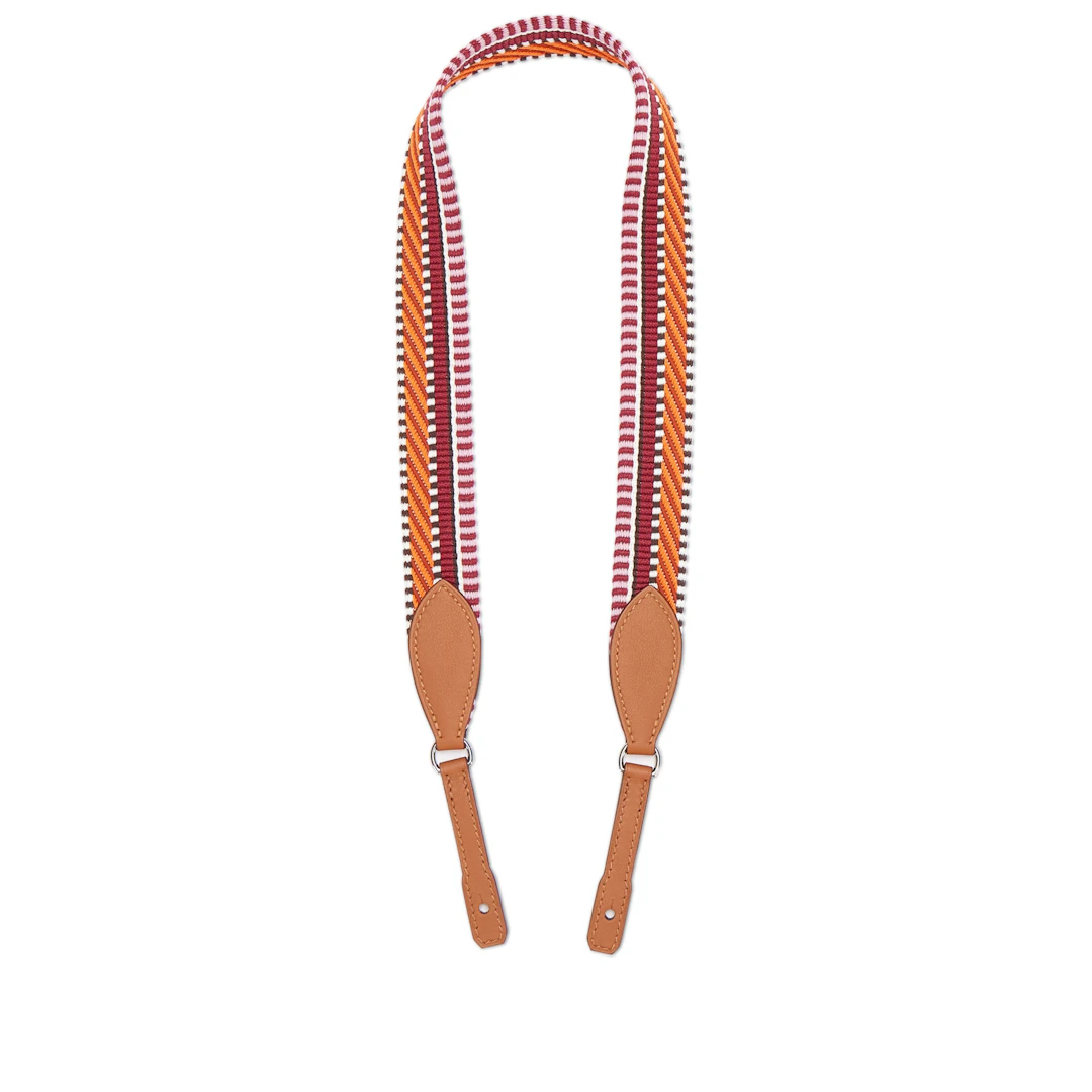Orange Minium, Rose and Gold Swift and Canvas Sangle Cavale Bag Strap