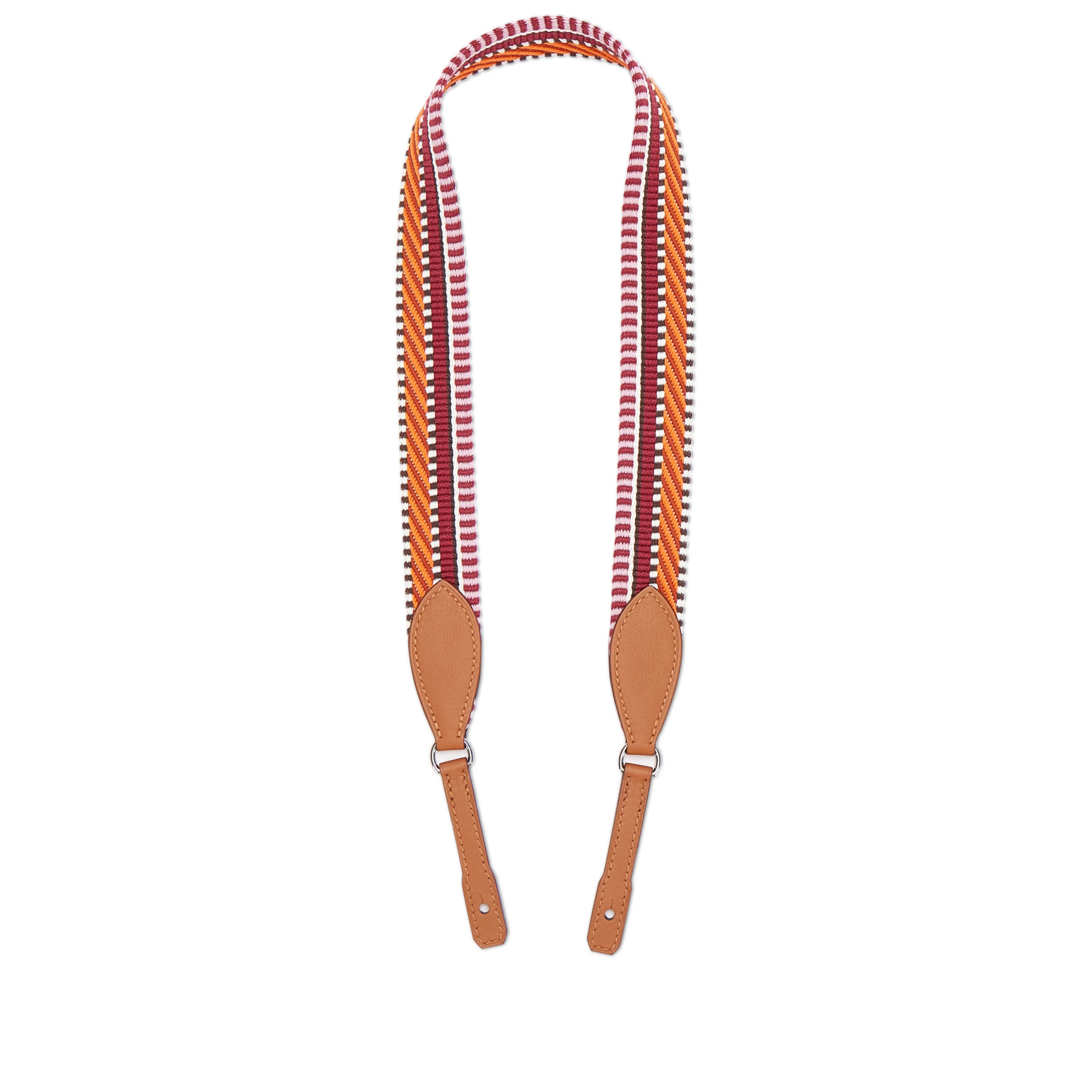 Orange Minium, Rose and Gold Swift and Canvas Sangle Cavale Bag Strap