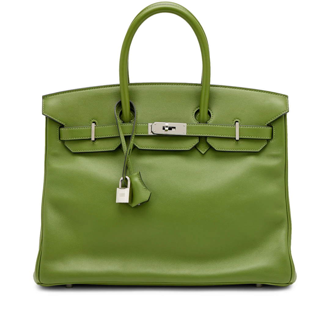 Pelouse Swift Birkin 35 Palladium Hardware, 2009