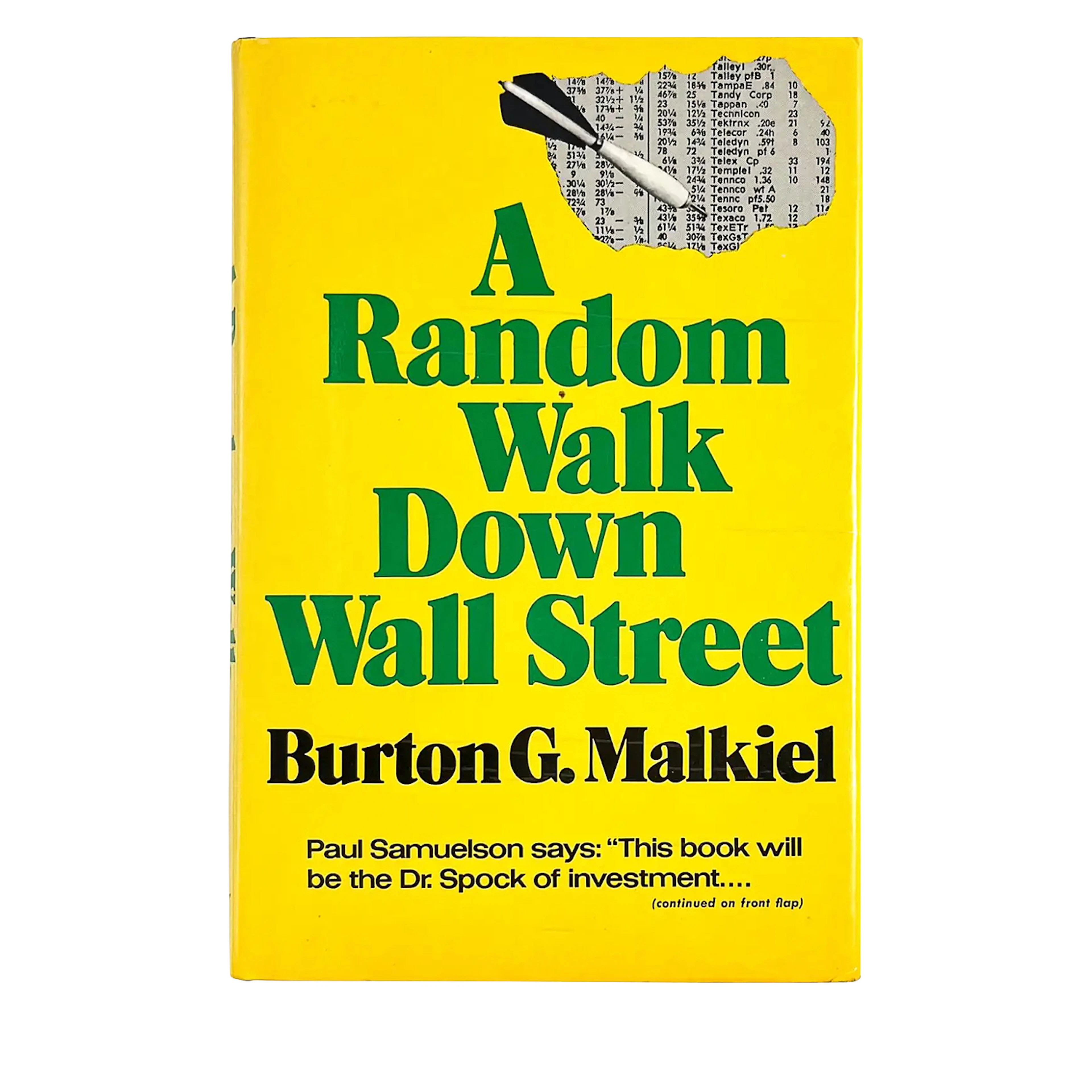 A Random Walk Down Wall Street Inscribed First Edition