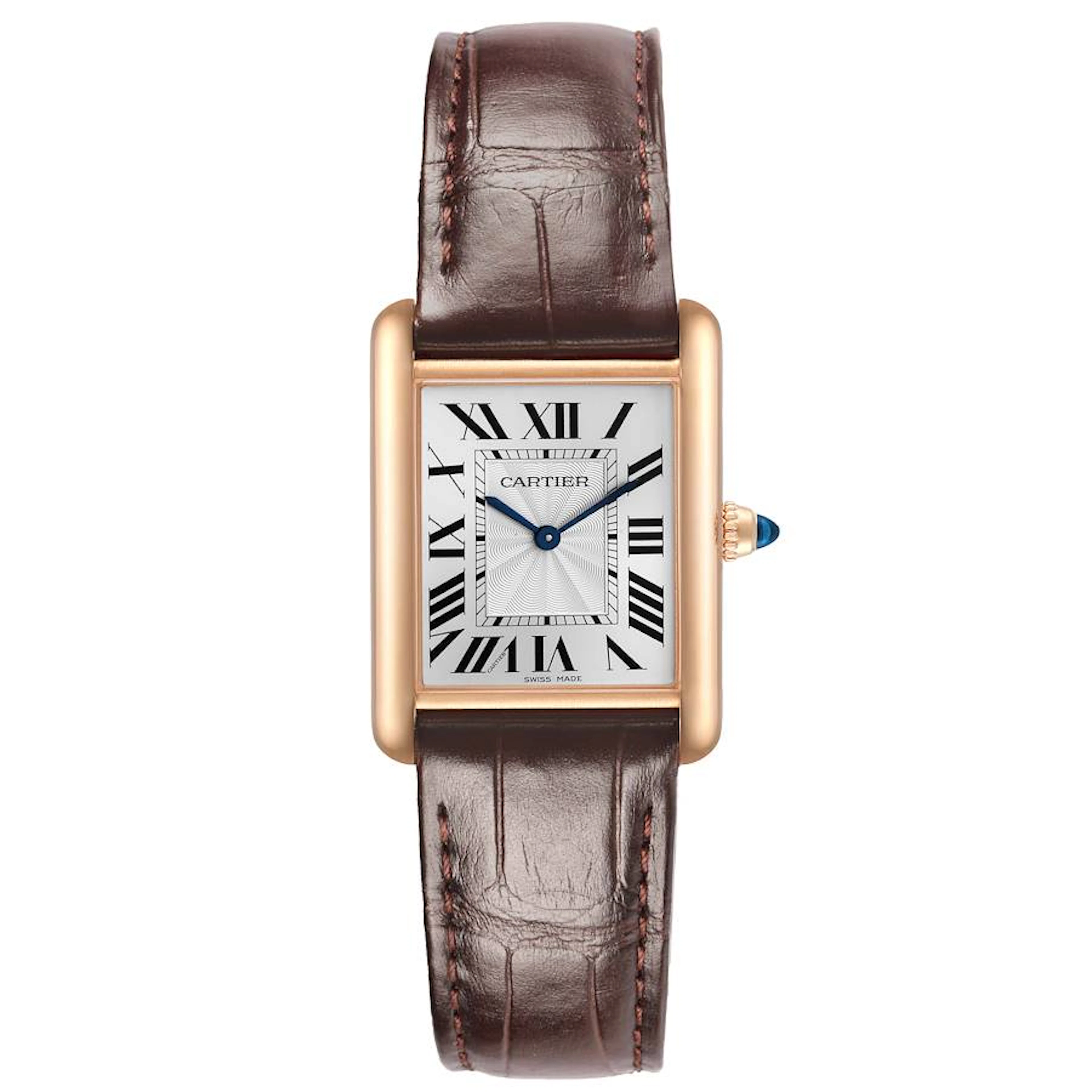 Tank Louis Medium (Reference WGTA0011). A 33.7mm rose gold manual