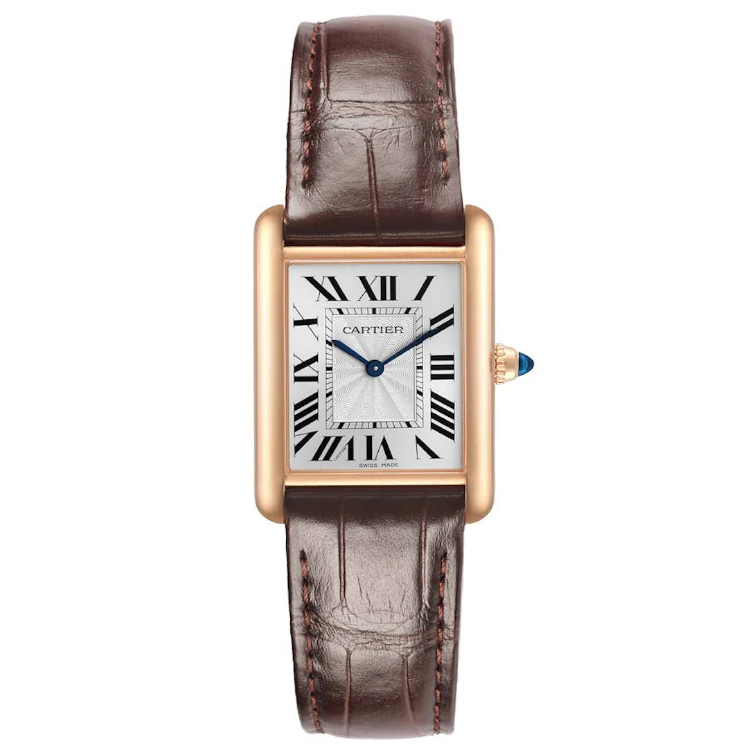 Tank Louis Medium (Reference WGTA0011). A 33.7mm rose gold manual