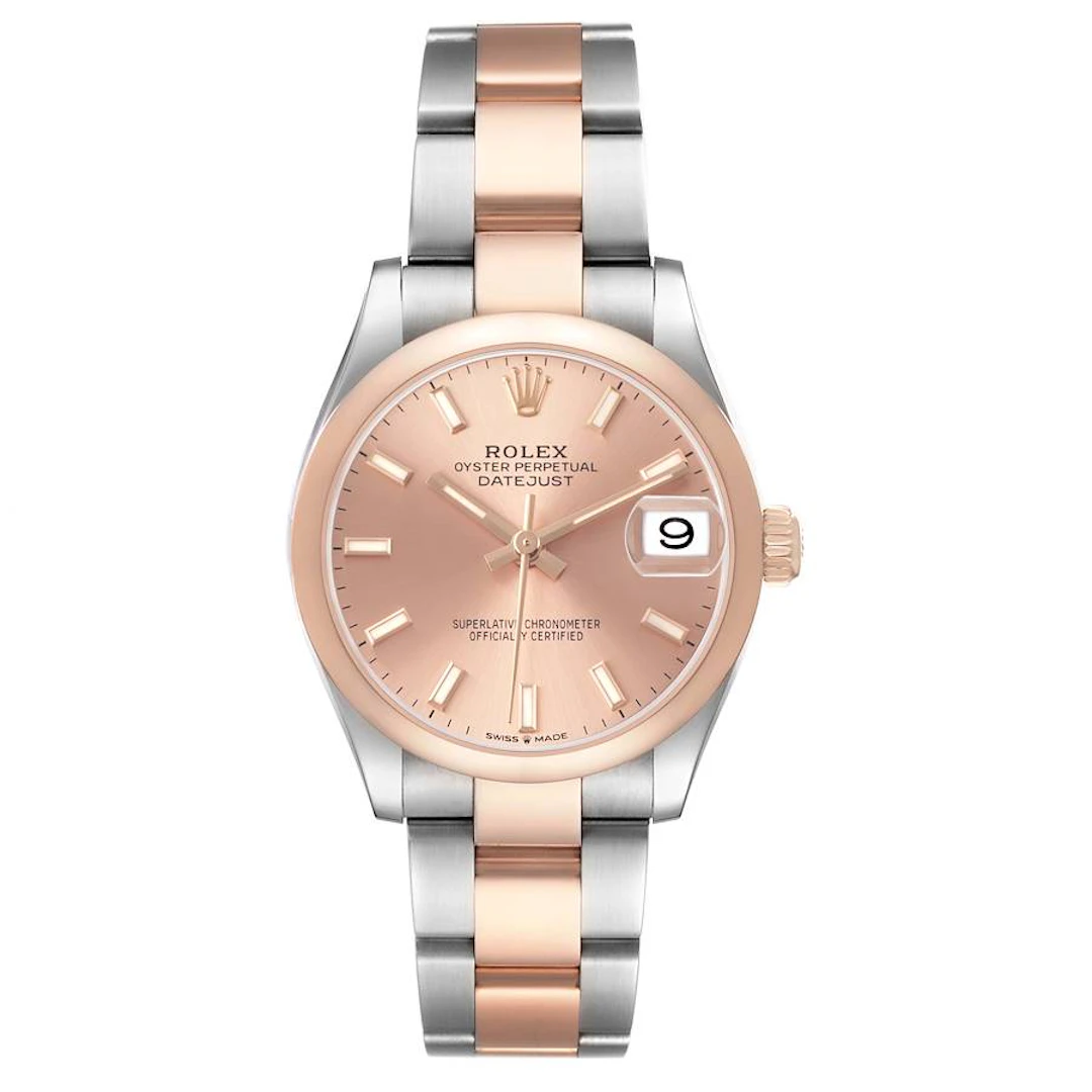Datejust (Reference 278241). A 31mm rose gold stainless steel automatic