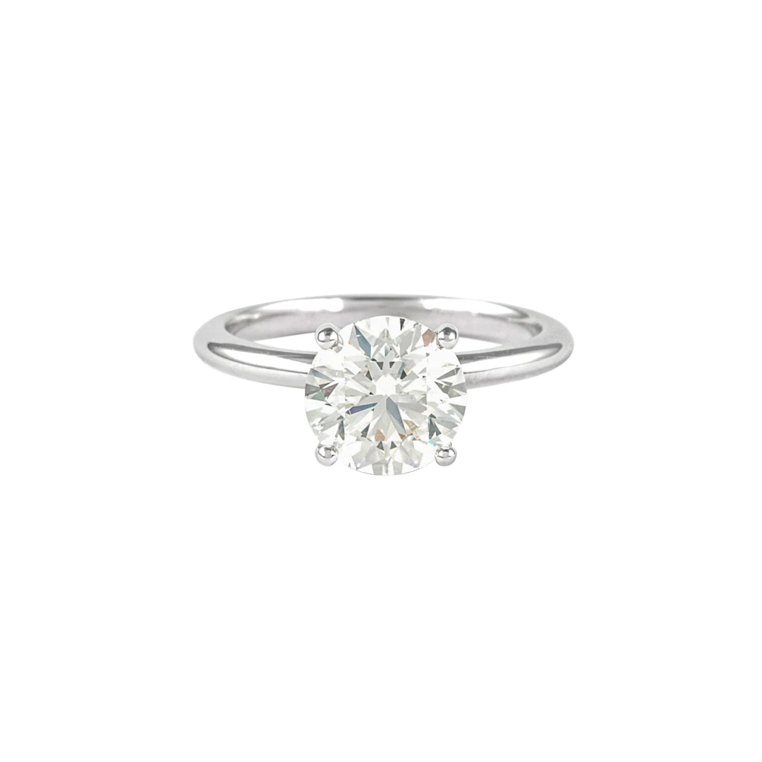 White Gold and 2.00ct Diamond Solitaire Ring