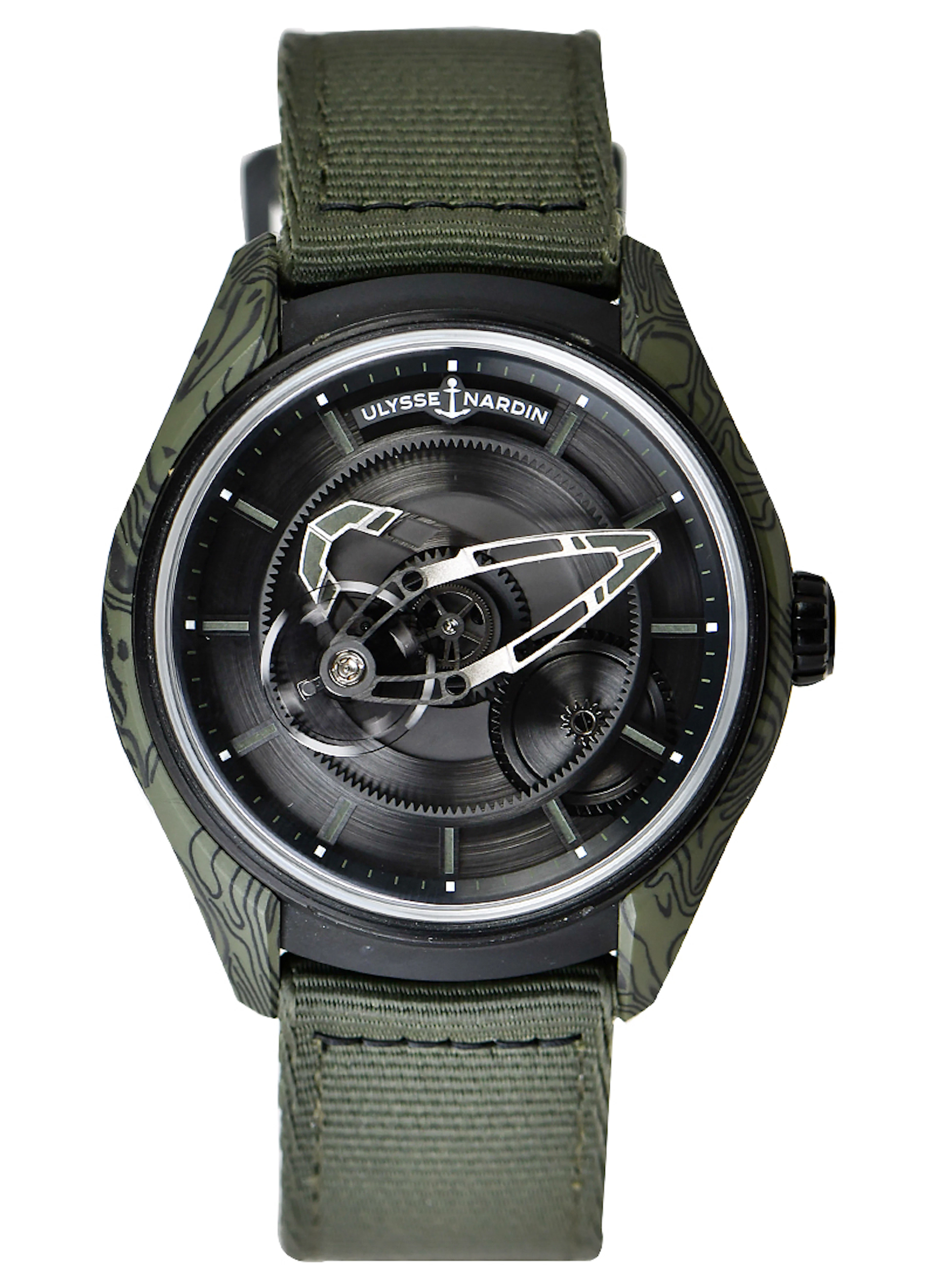 Freak X OPS (Reference 2303-270-2A-KAKIOB). A 43mm black titanium