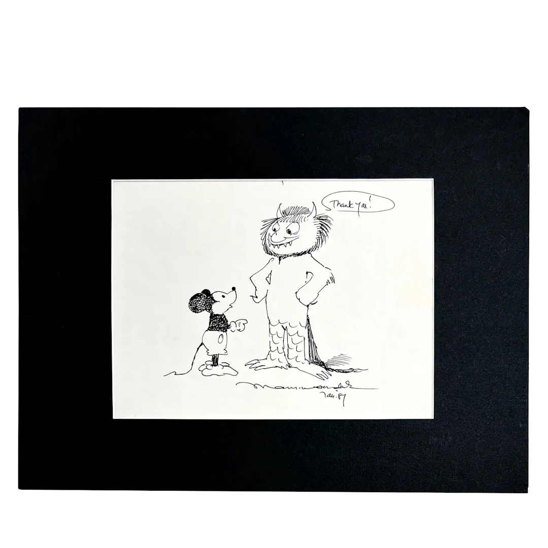 Wild Thing and Mickey Mouse Illustration