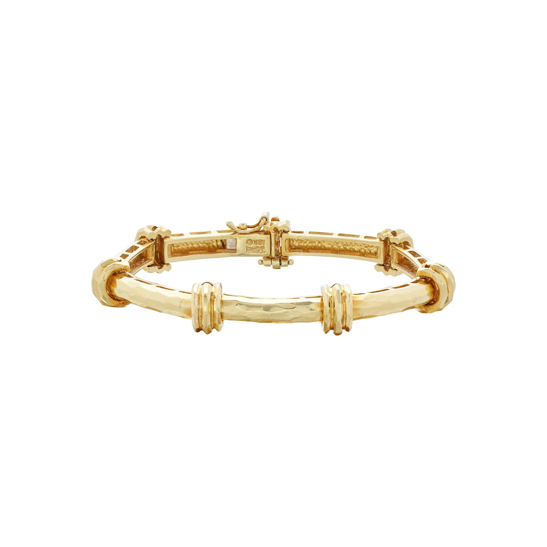 Gold Link Bamboo Bracelet