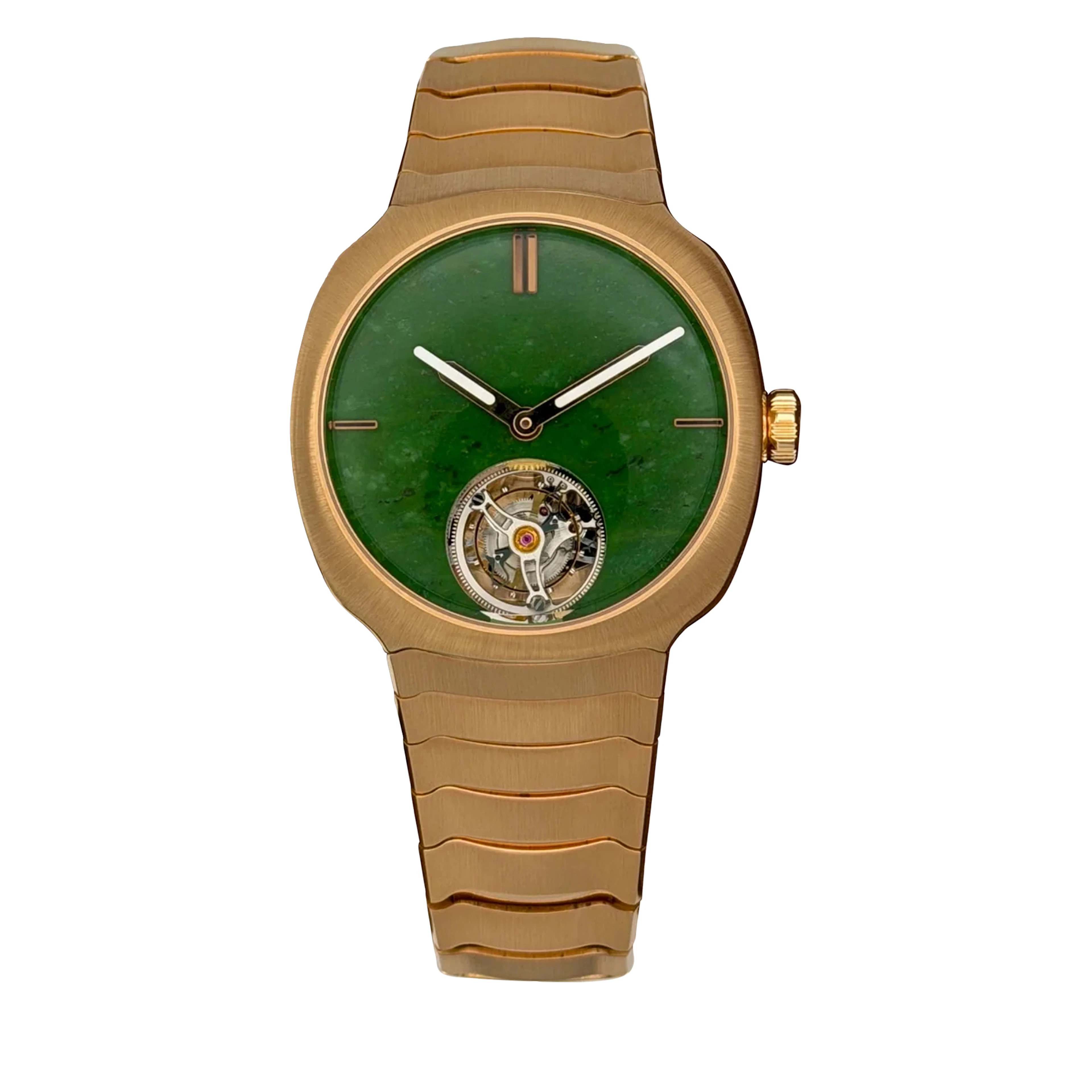 Streamliner Tourbillon Wyoming Jade Dial (Reference 6804-0406). A