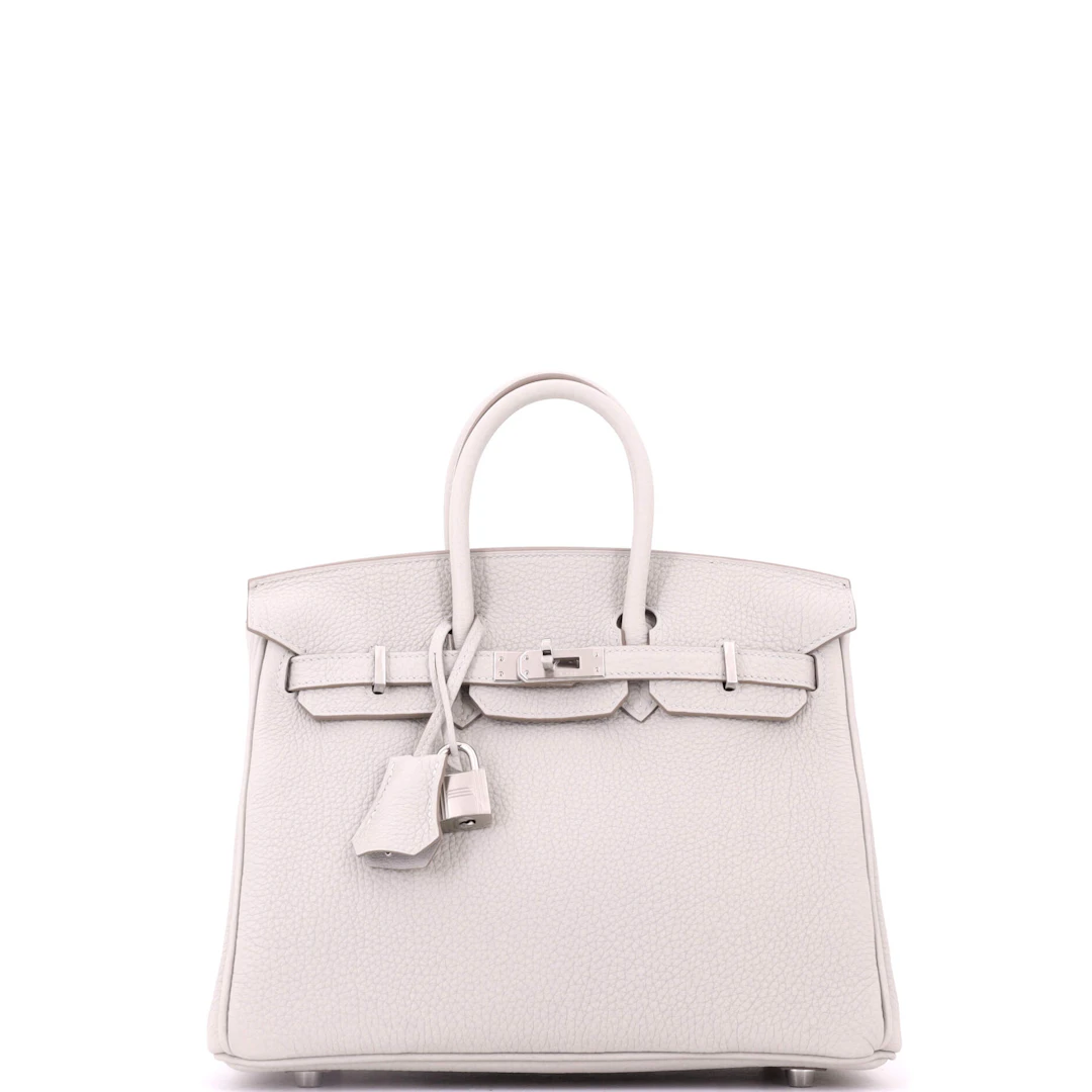 Gris Perle Togo Birkin 25 Palladium Hardware, 2024