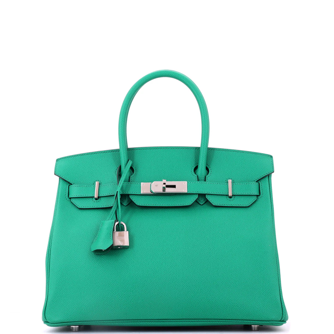 Vert Jade Epsom Birkin 30 Palladium Hardware, 2021