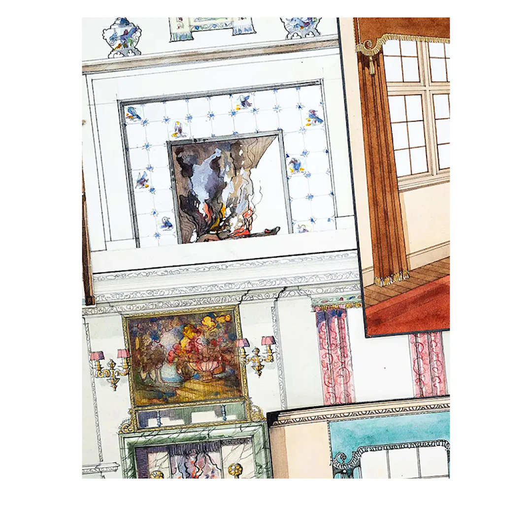 Archive of Fireplace, Chimneypiece, and Furniture Design