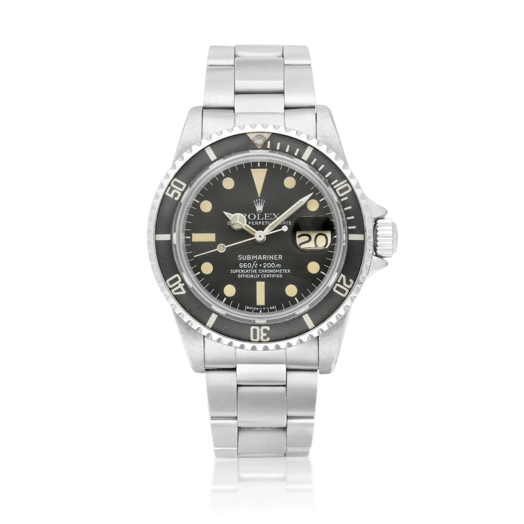 Submariner 'MK 2' (Reference 1680). A stainless steel automatic wristwatch