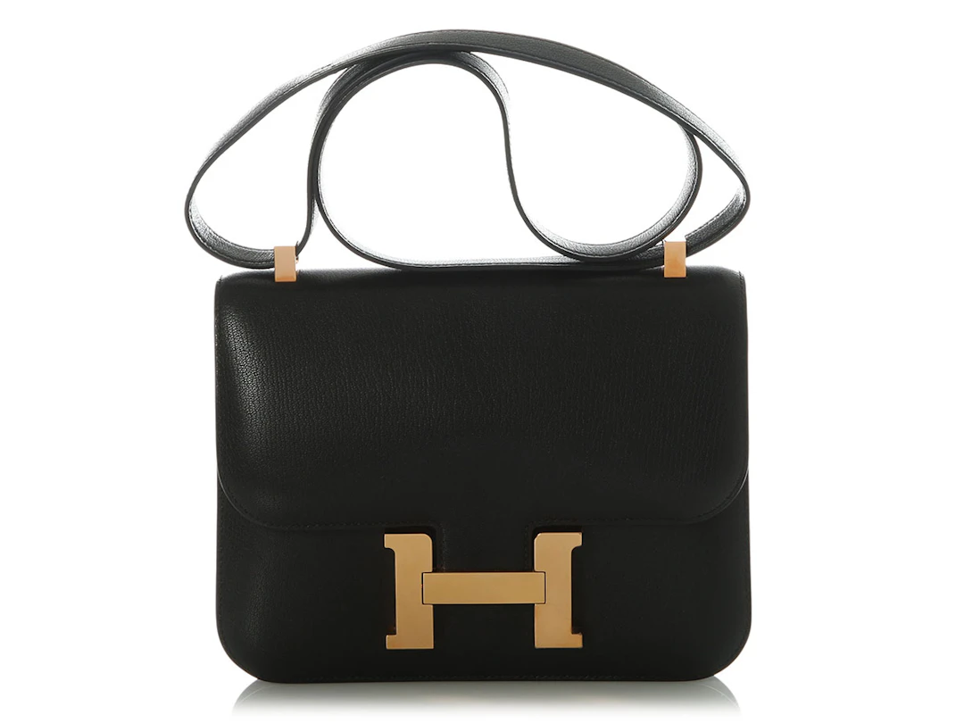 Black Chèvre Chamkila Constance 1-24 Rose Gold Hardware, 2023