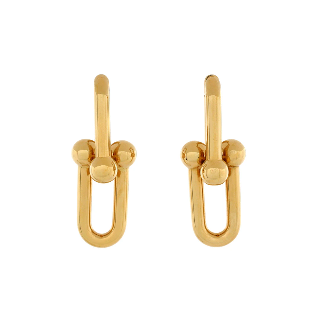 Gold HardWear Large Link Earrings