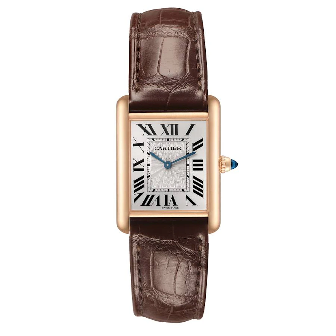 Tank Louis Medium (Reference WGTA0011). A 33.7mm rose gold manual