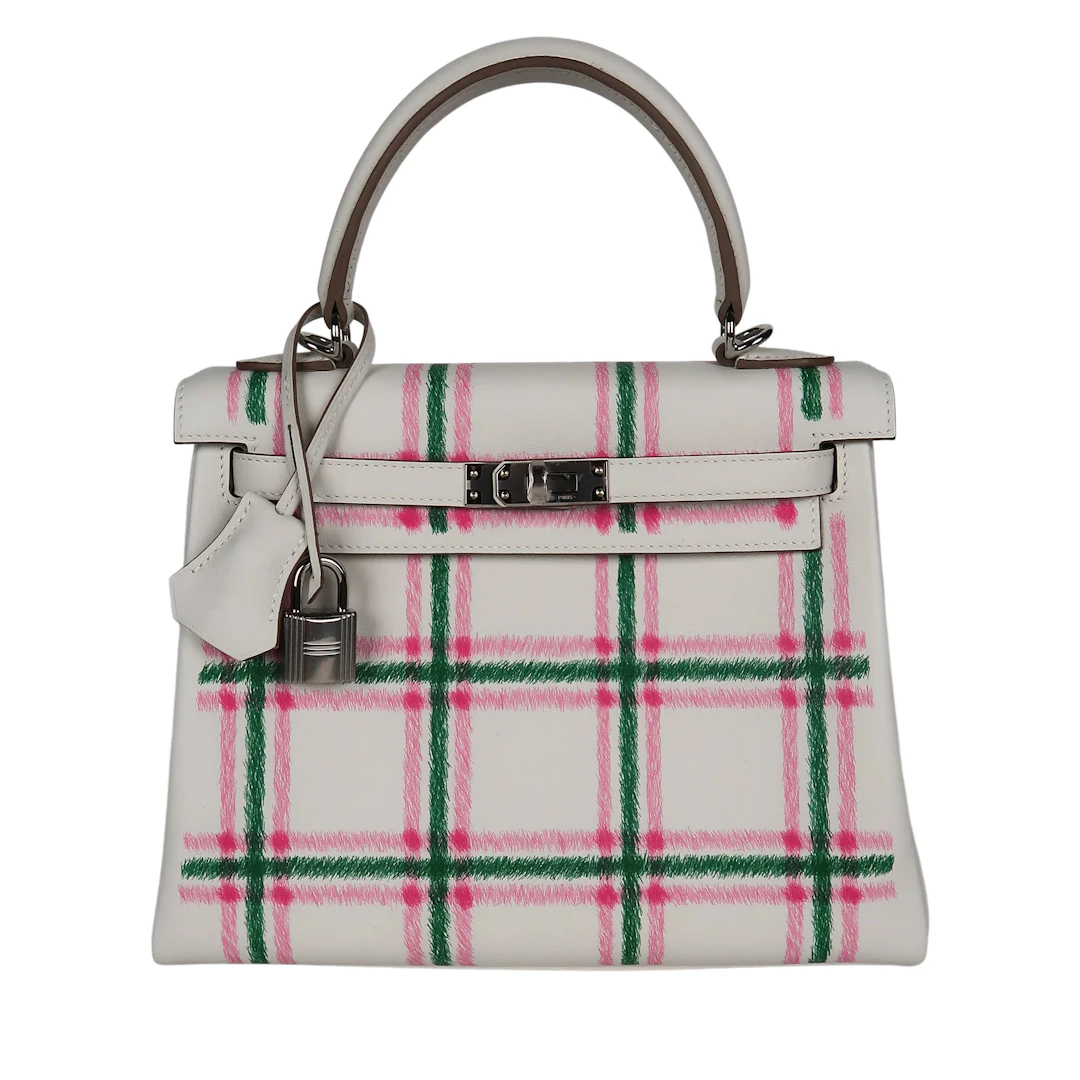 Limited Edition Gris Pale, Vert Moyen, and Bubblegum Tartan Swift