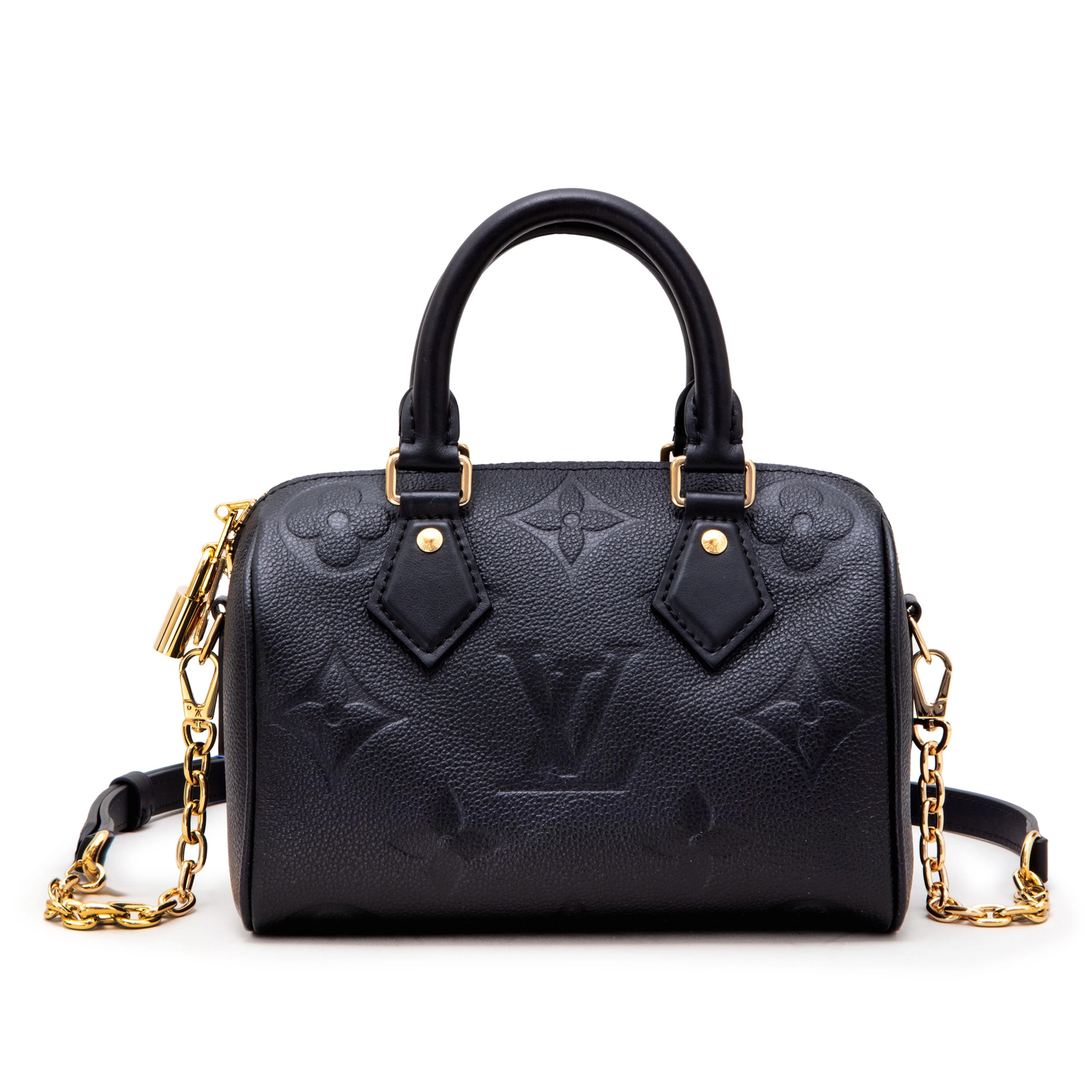 Black Giant Monogram Empreinte Speedy Bandoulière 20 Gold Hardware, 2021