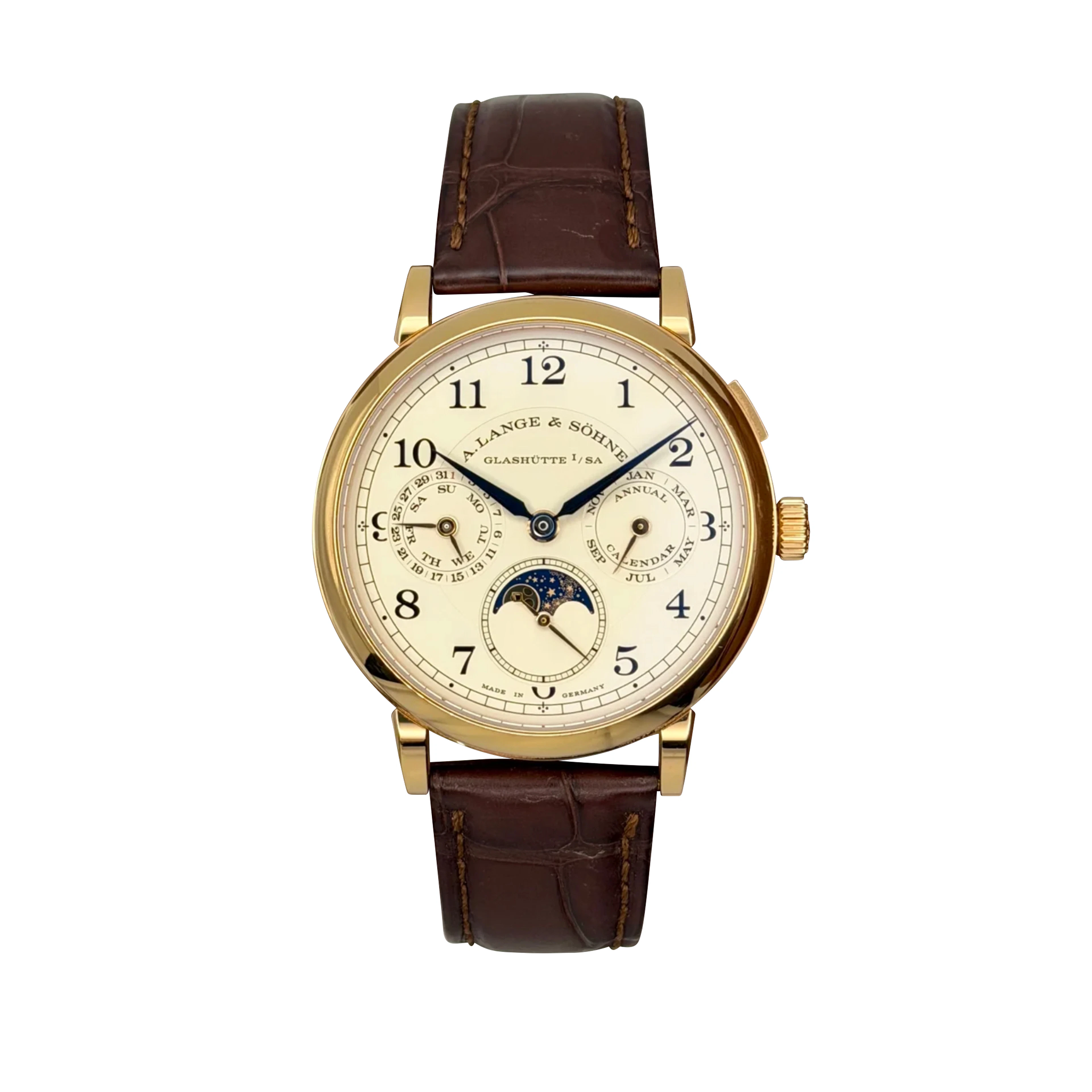 1815 (Reference 238.032E). A 40mm rose gold manual wind wristwatch