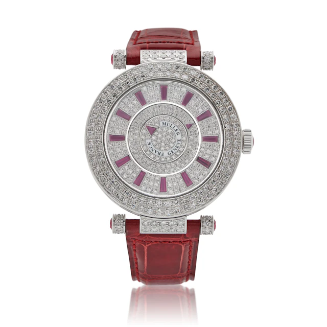 Double Mystery (Reference 42 DM D 2R CD). A 42mm white gold diamond