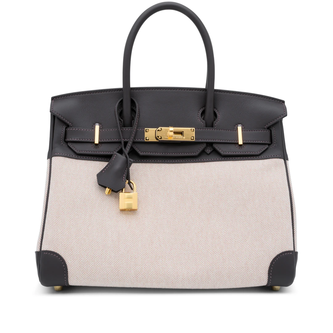 Bai Brun Swift and Ecru Toile Birkin 30 Gold Hardware, 2026