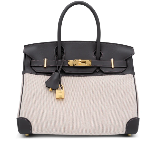 Bai Brun Swift and Ecru Toile Birkin 30 Gold Hardware, 2026