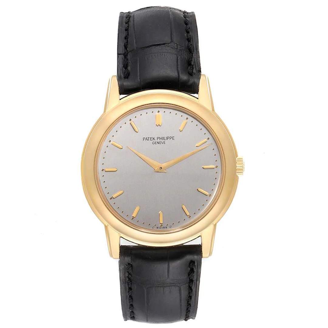 Calatrava (Reference 5032J). A 36mm yellow gold automatic wristwatch.