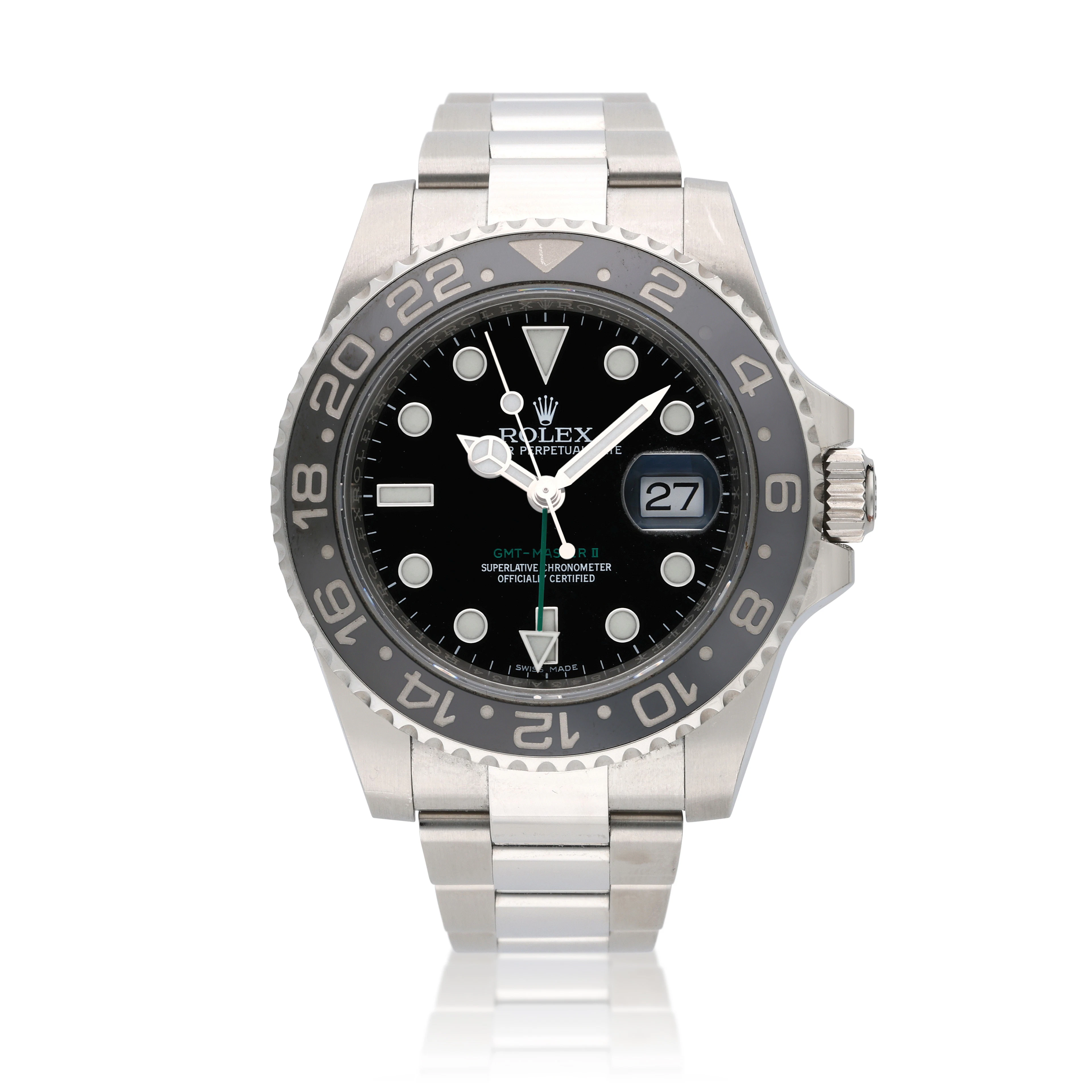 GMT-Master II (Reference 116710). A 40mm stainless steel automatic
