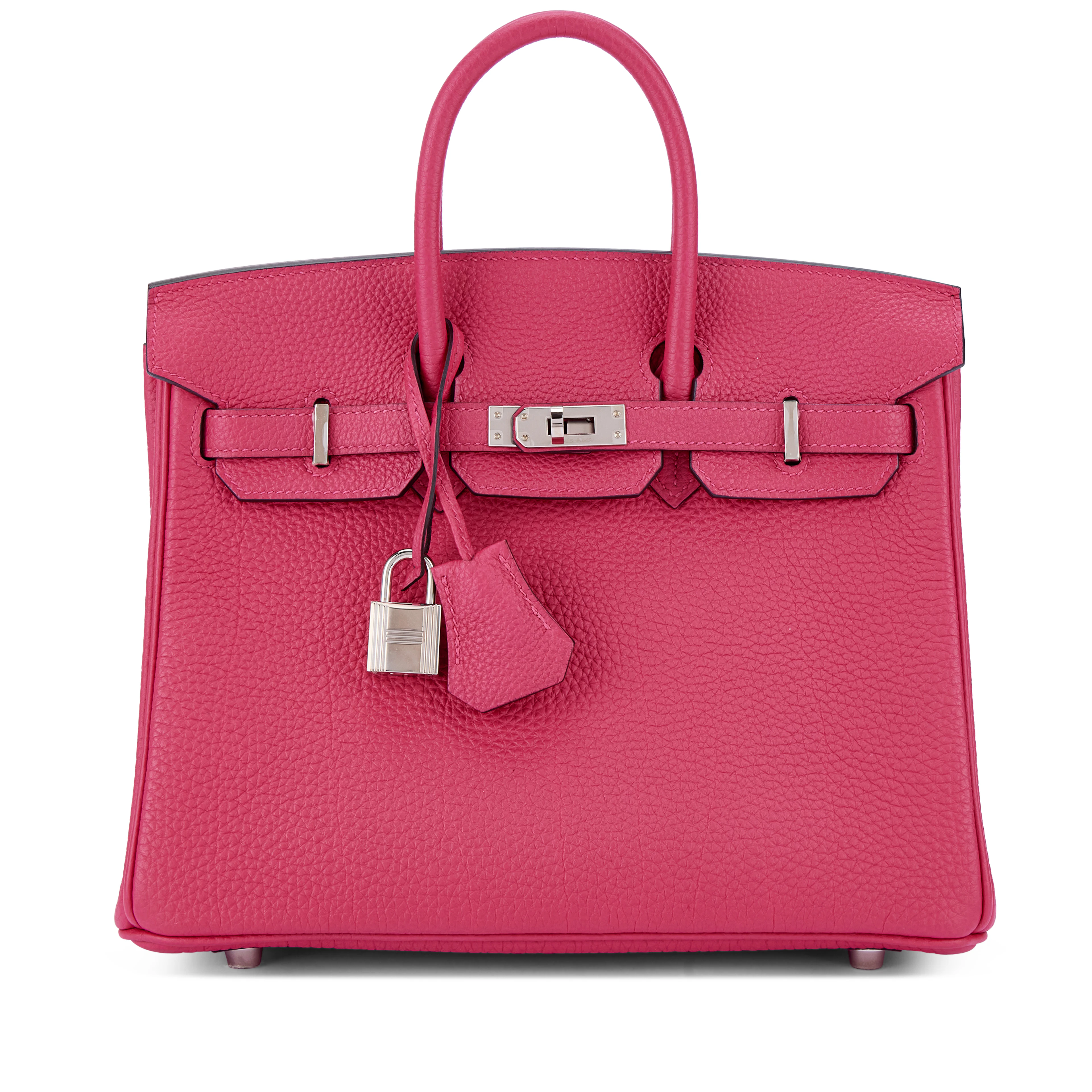 Rose Mexico Togo Birkin 25 Palladium Hardware, 2025