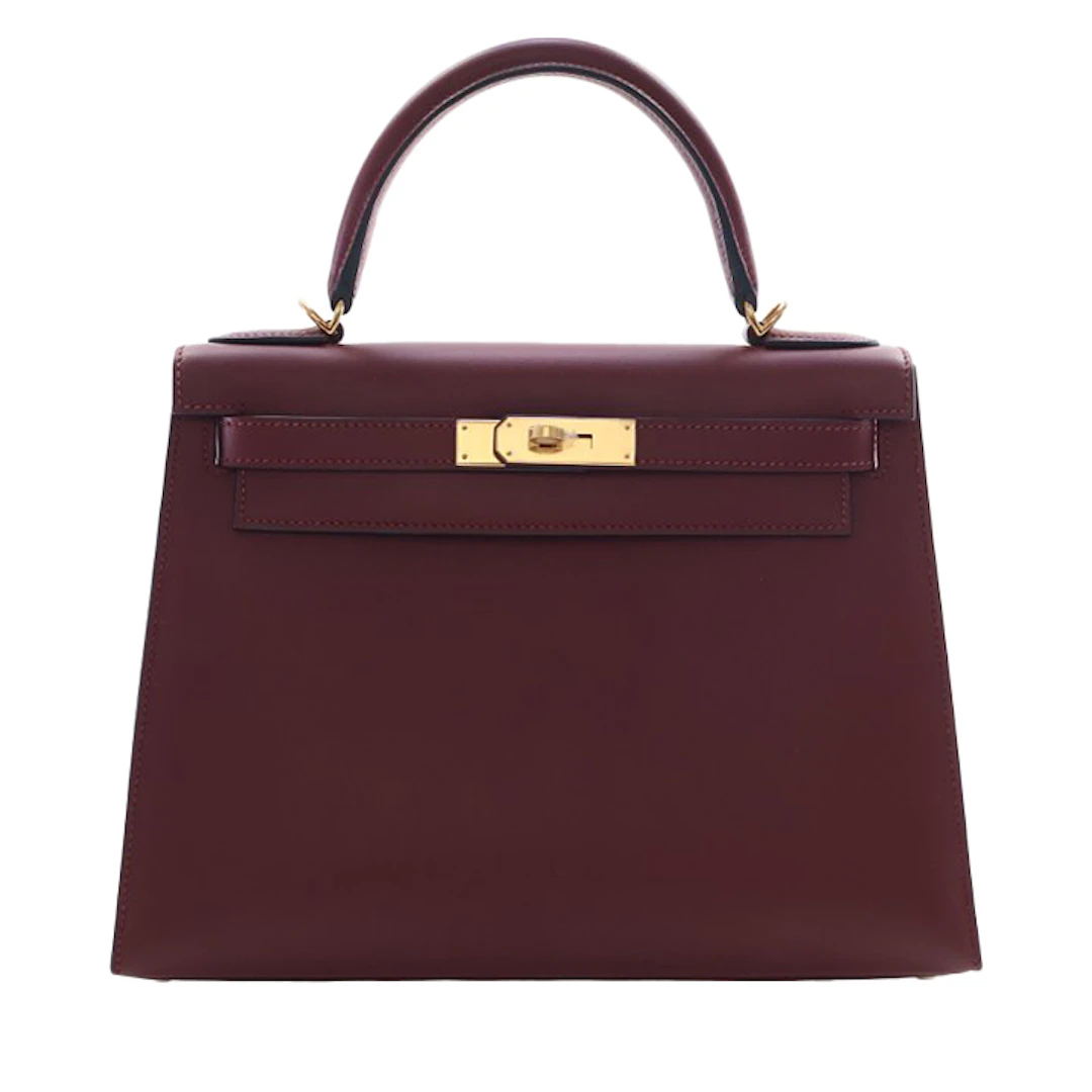 Rouge H Box Calf Sellier Kelly 28 Gold Hardware, 2018