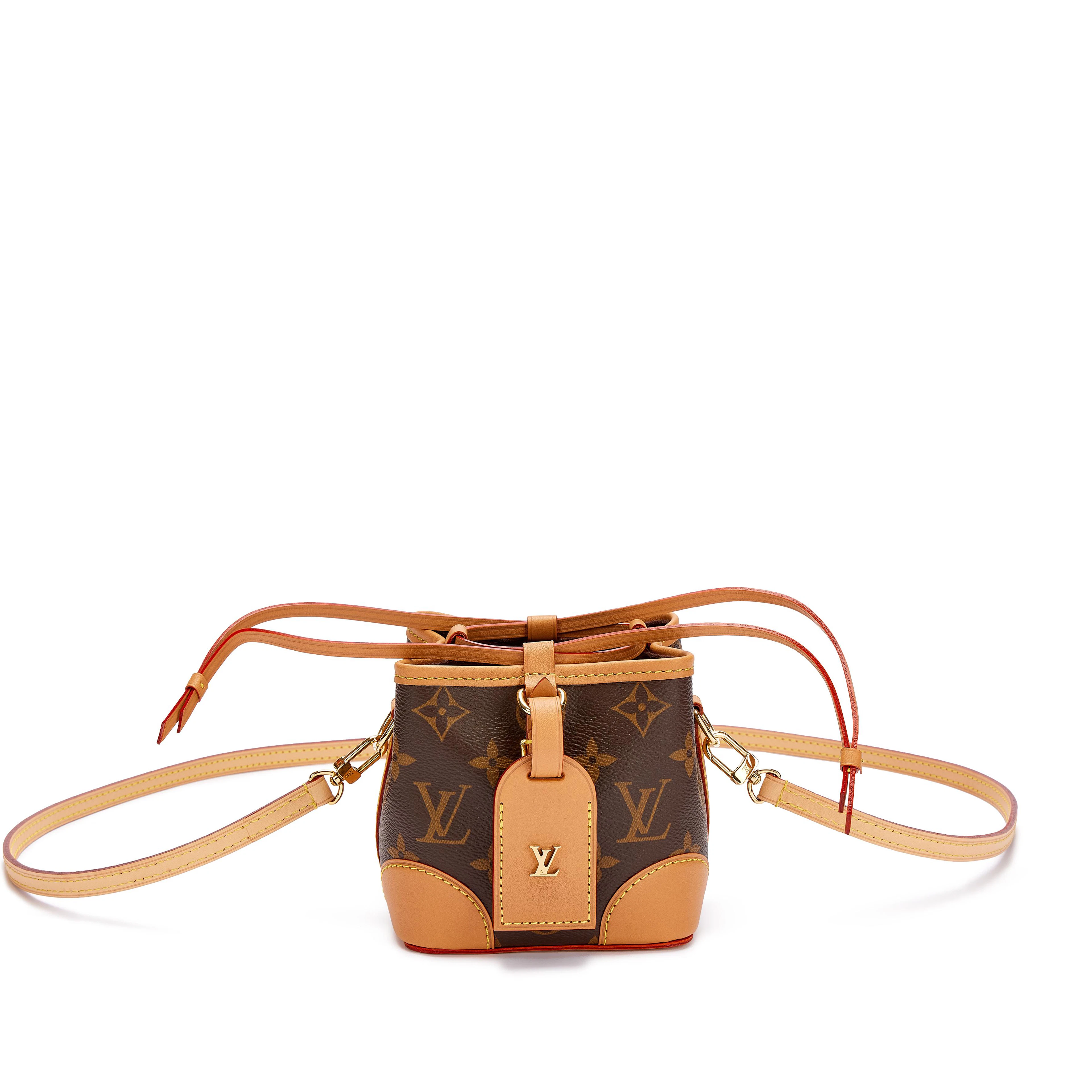 Monogram Coated Canvas Nano Noé Gold Hardware, 2020