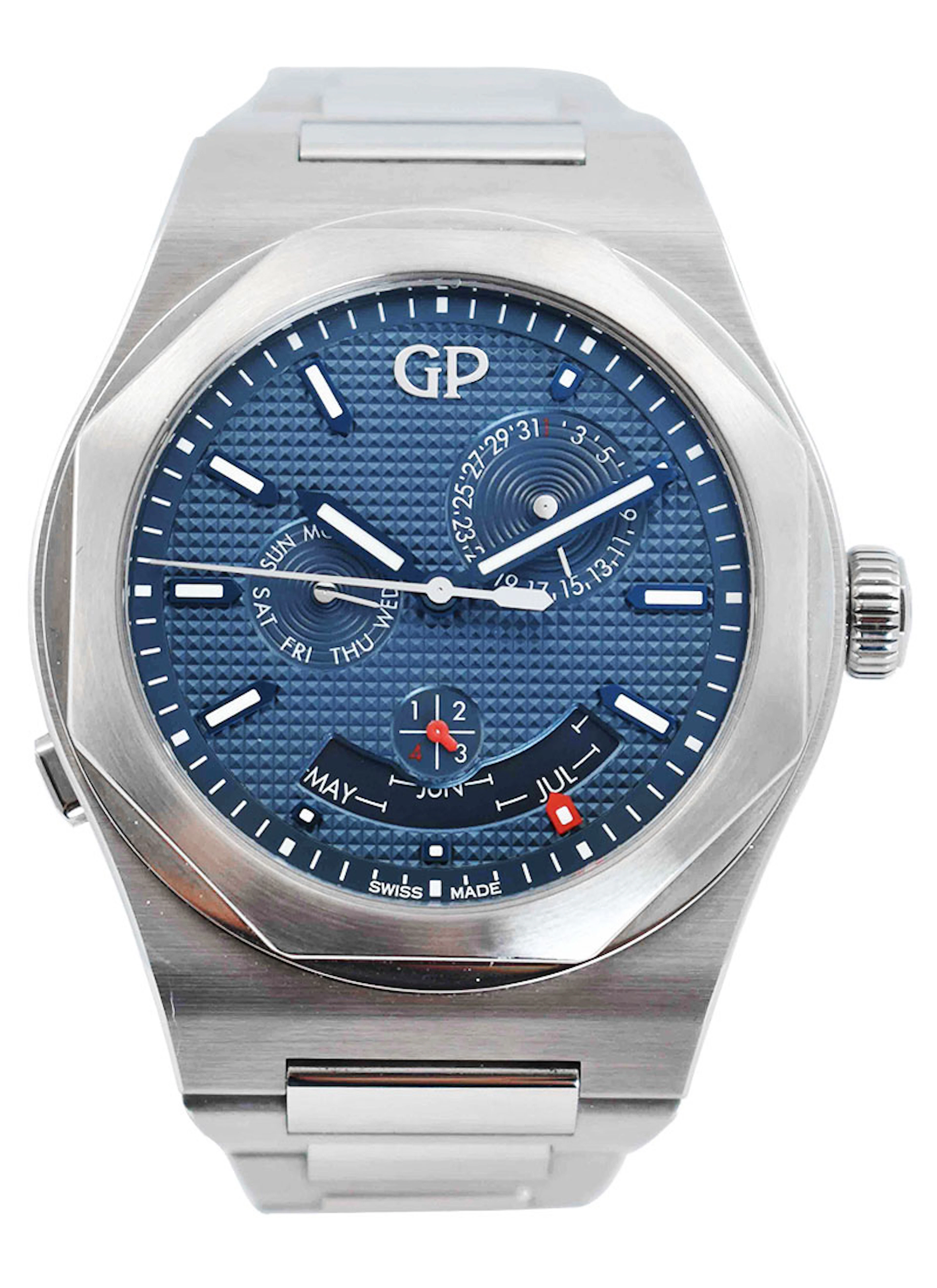 Laureato (Reference 81035-11-431-11A). A stainless steel automatic