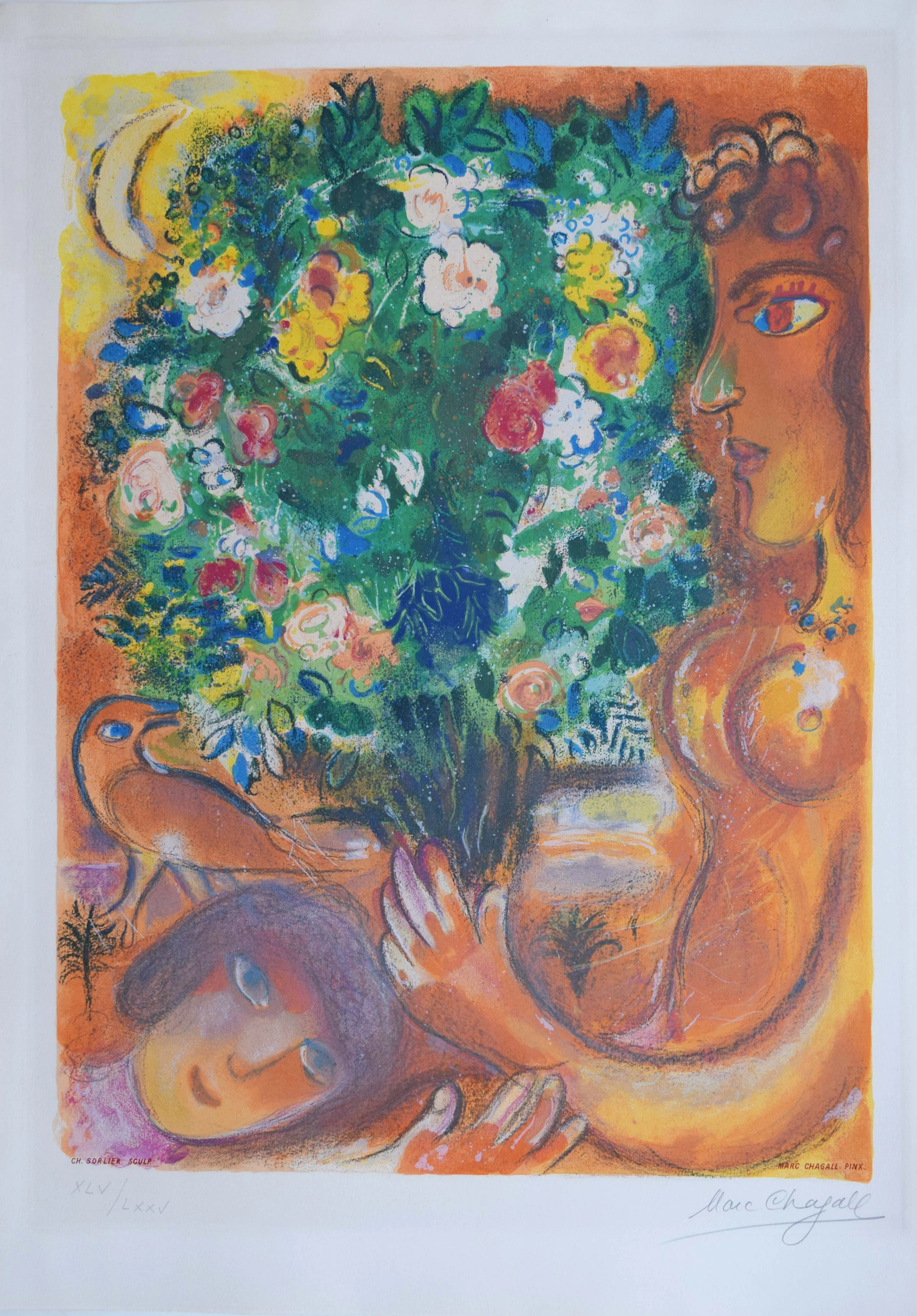 Woman with Bouquet, from: Nice and the Côte d’Azur | Femme au Bouquet: