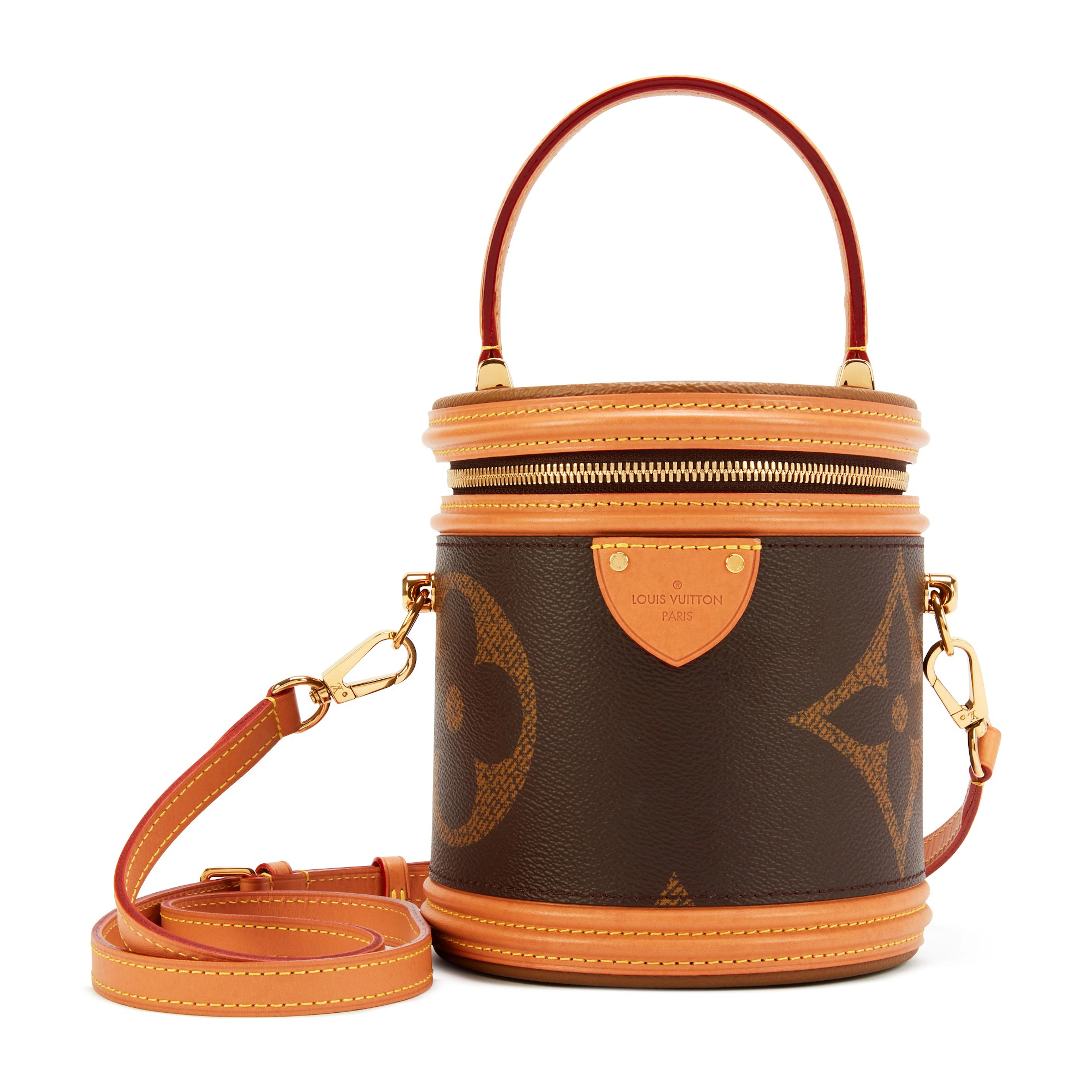 Ebene Reverse Giant Monogram Coated Canvas Cannes Gold Hardware, 2019