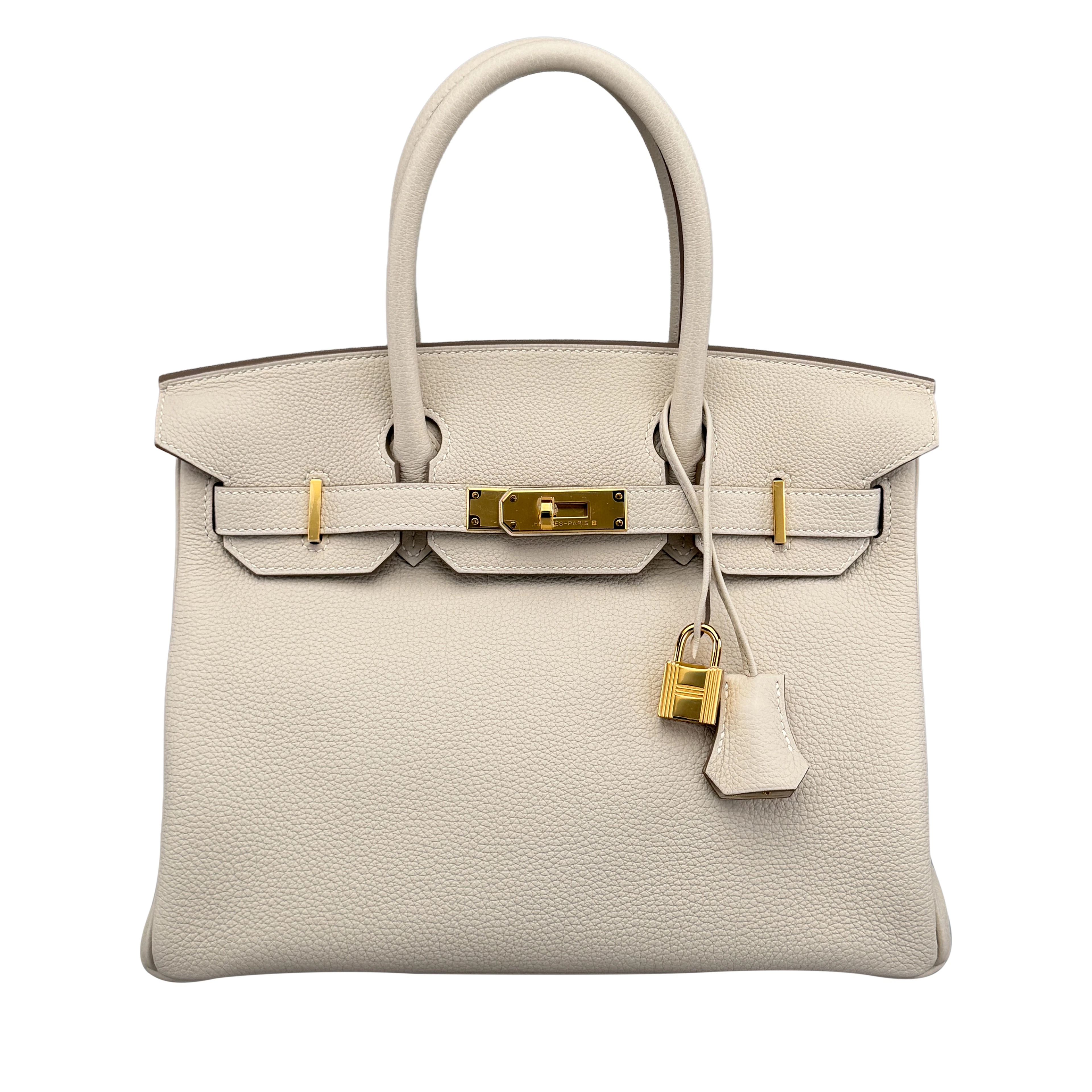 Craie Togo Birkin 30 Gold Hardware, 2025