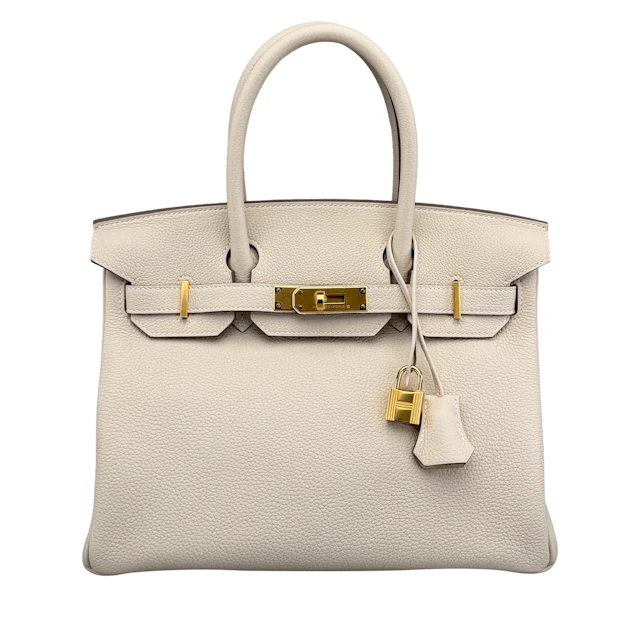 Craie Togo Birkin 30 Gold Hardware, 2025