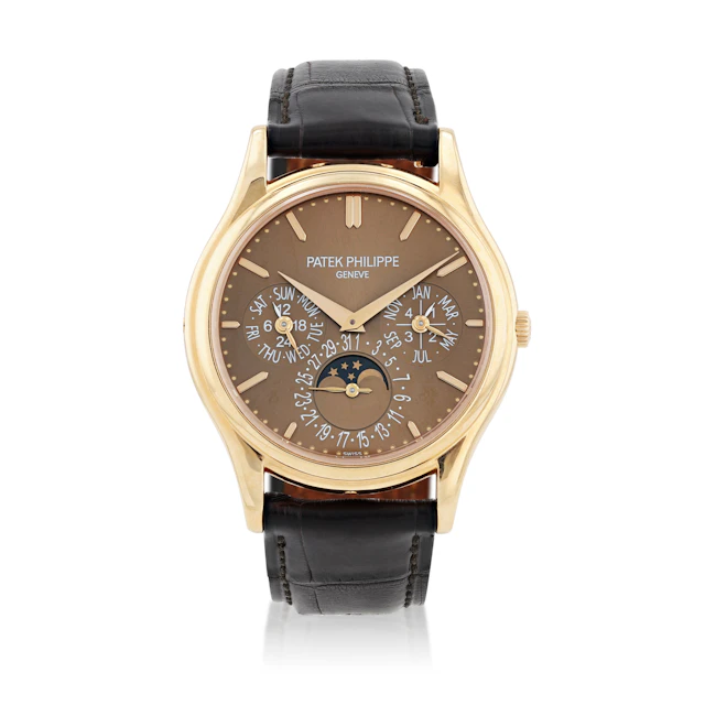 Reference 5140R-001 | pink gold perpetual calendar wristwatch with