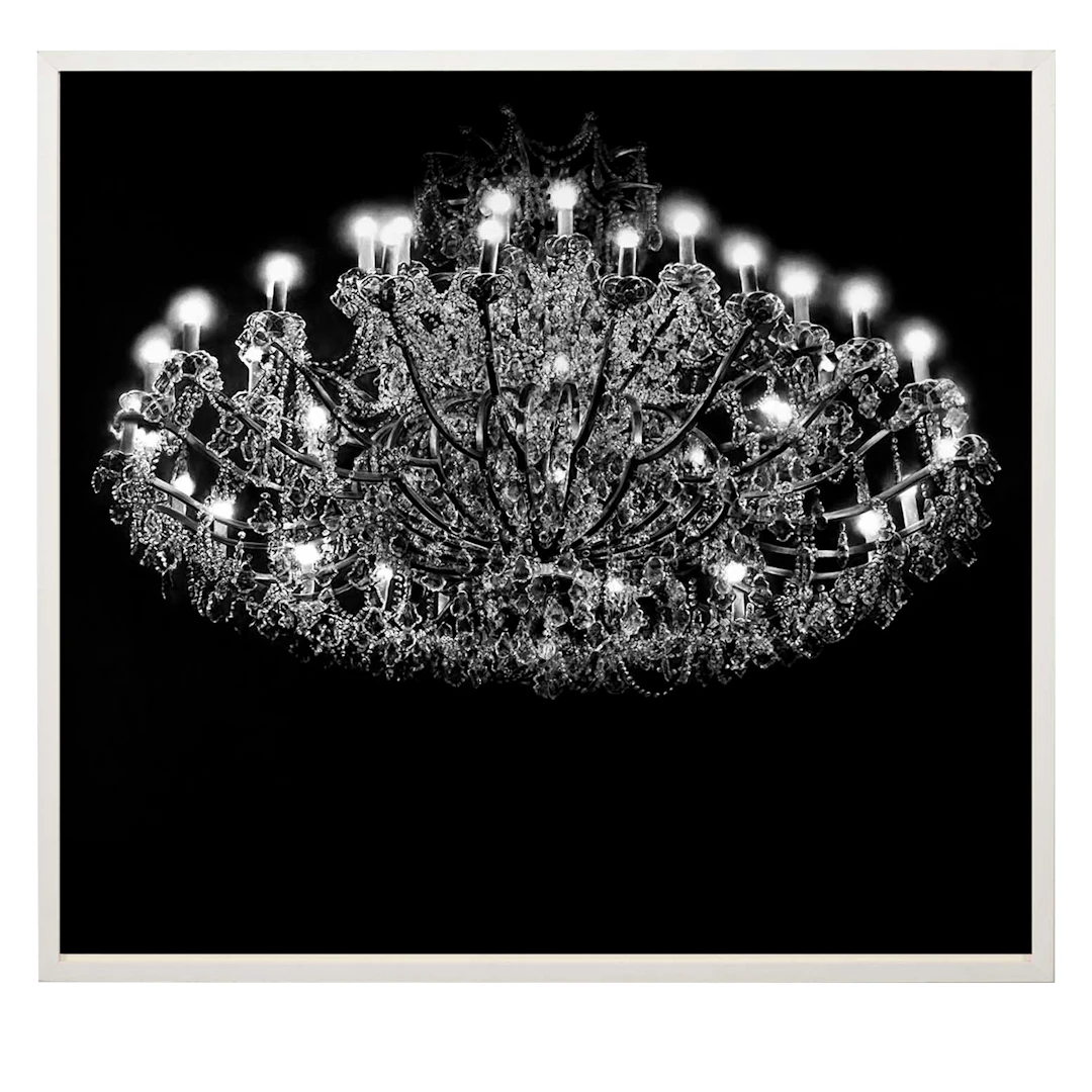 Crystal Chandelier Signed Print